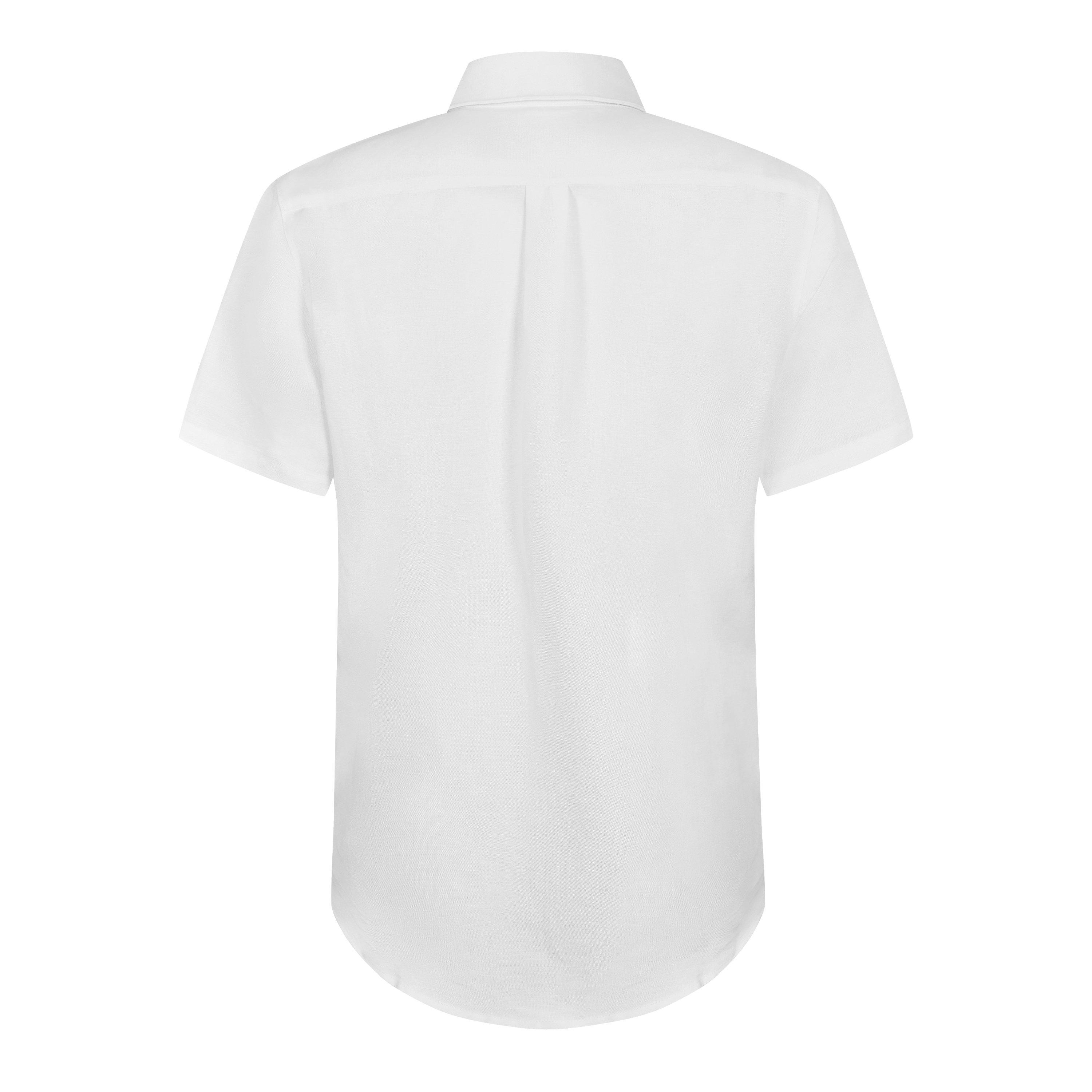 White - Jack Wills - Men's Short Sleeve Plain Shirt - 2