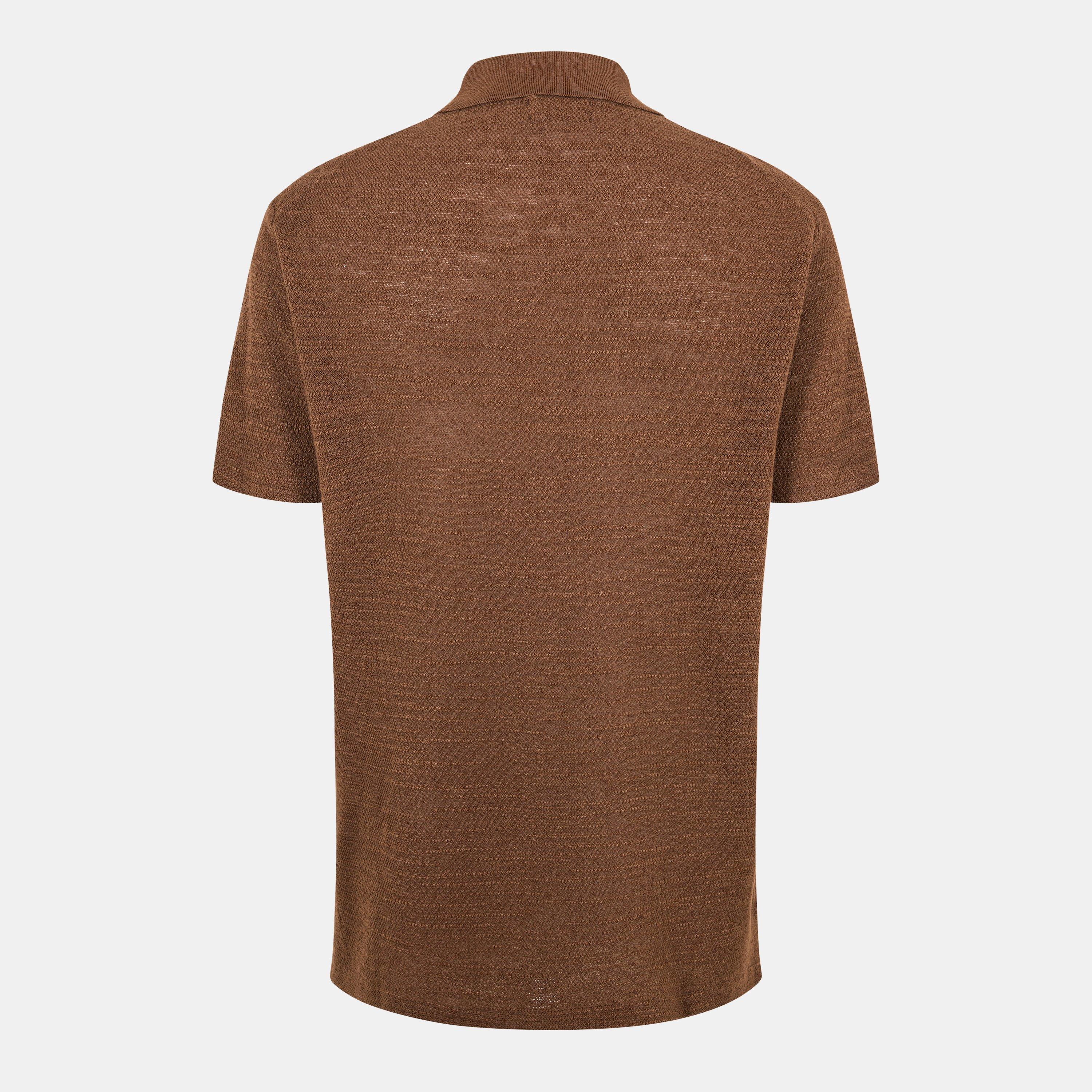 Fall Brown - Polo Ralph Lauren - Men's Short-Sleeve Plain Shirt - 2