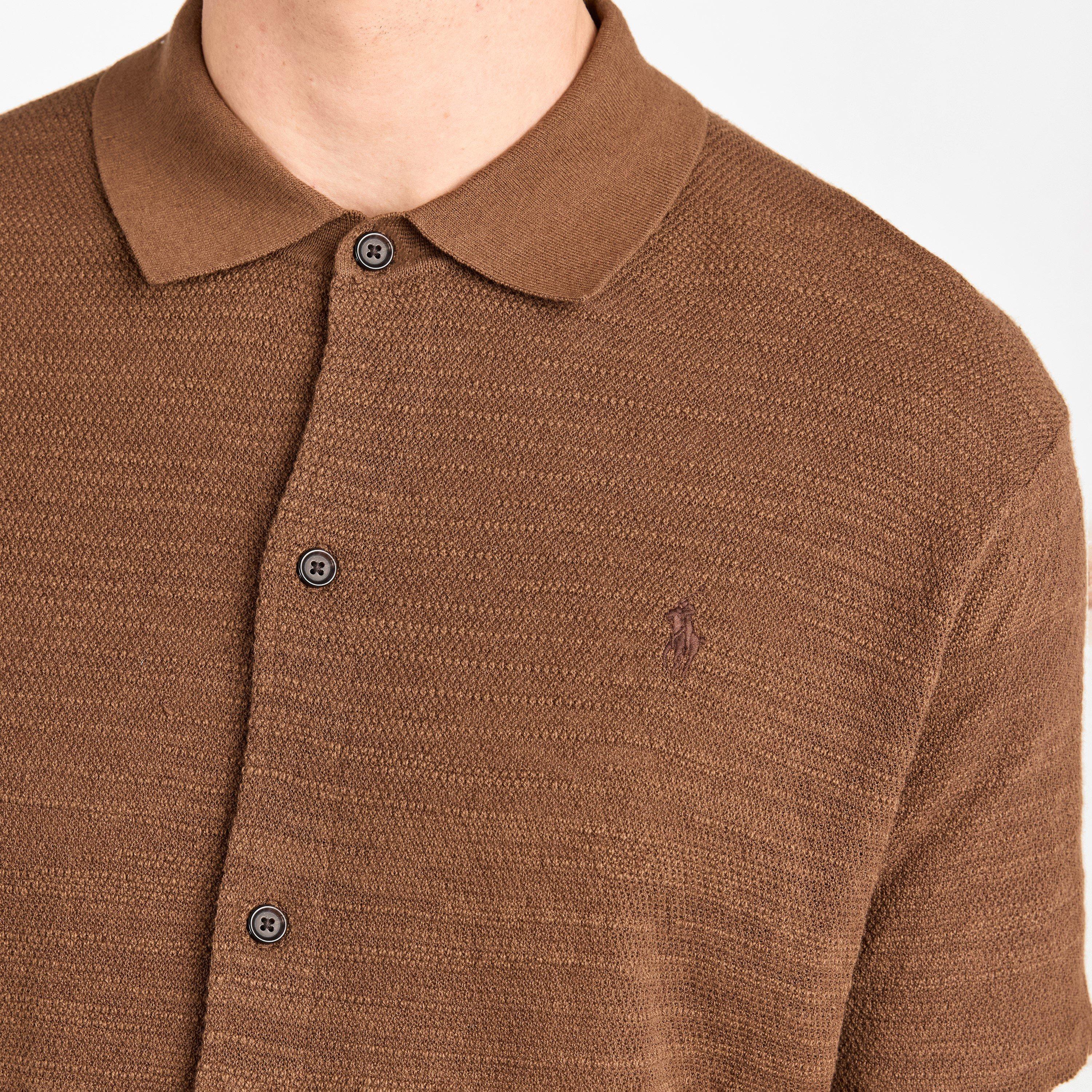 Fall Brown - Polo Ralph Lauren - Men's Short-Sleeve Plain Shirt - 5