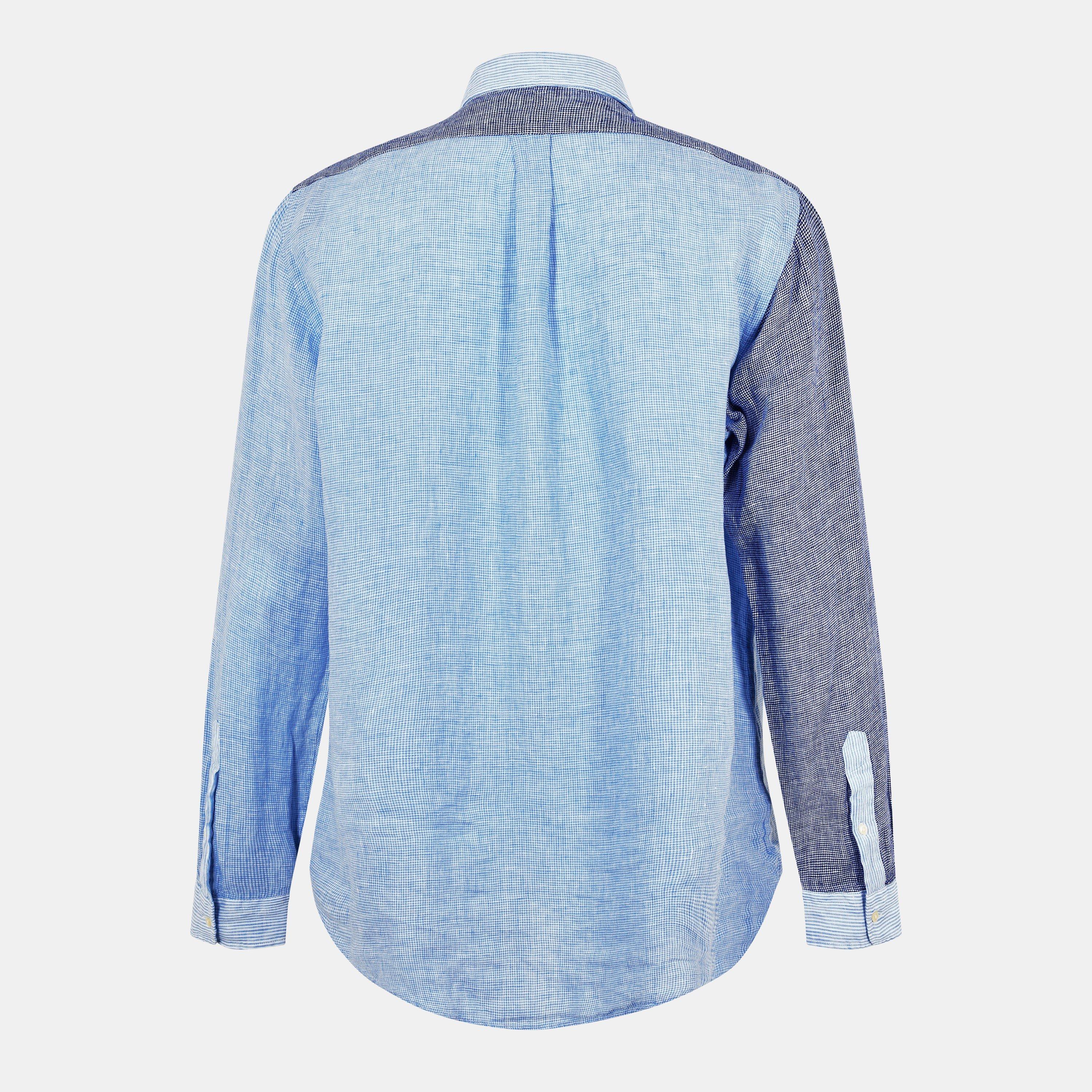 Blue Funshirt - Polo Ralph Lauren - Men's Long-Sleeve Patterned Shirt - 2