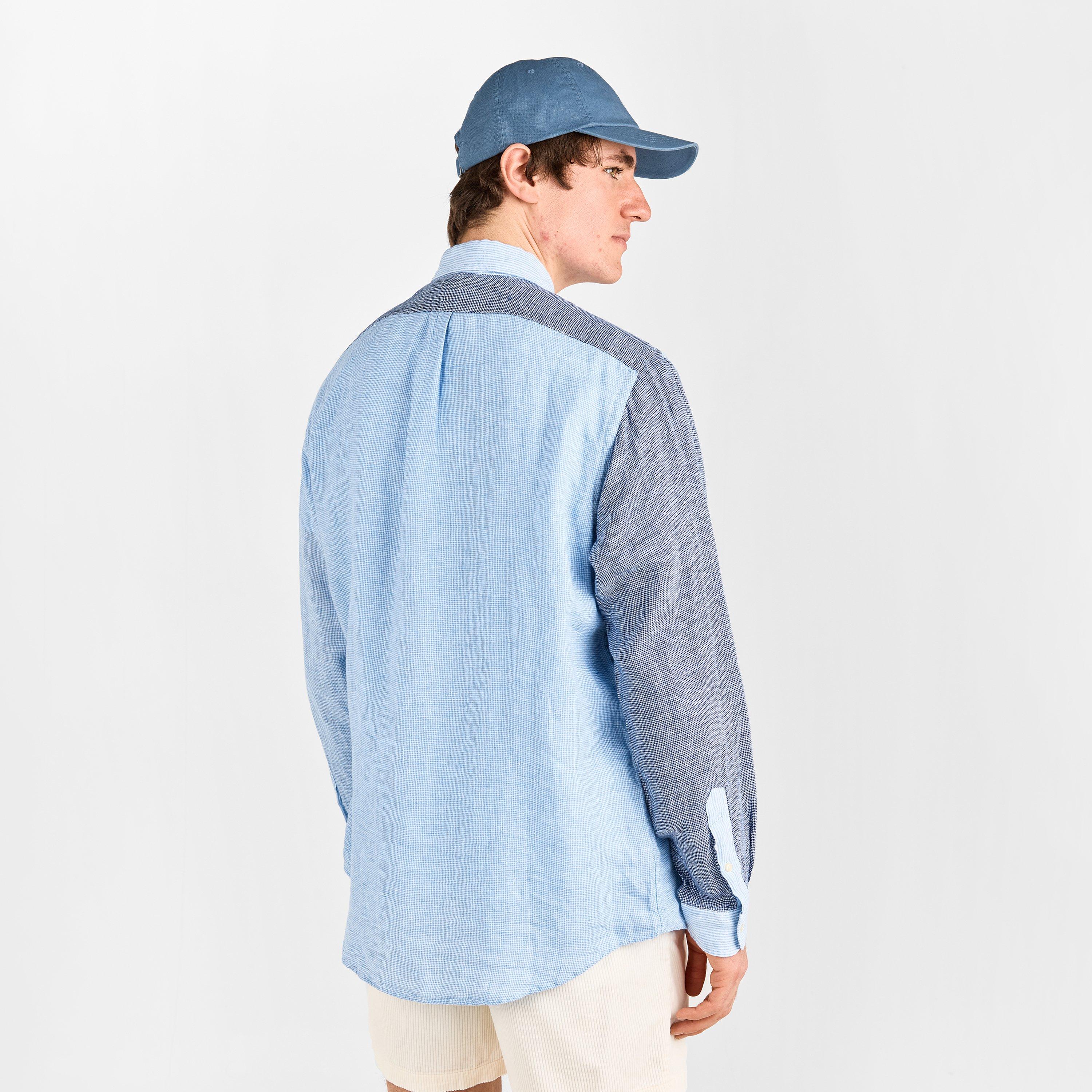 Blue Funshirt - Polo Ralph Lauren - Men's Long-Sleeve Patterned Shirt - 4