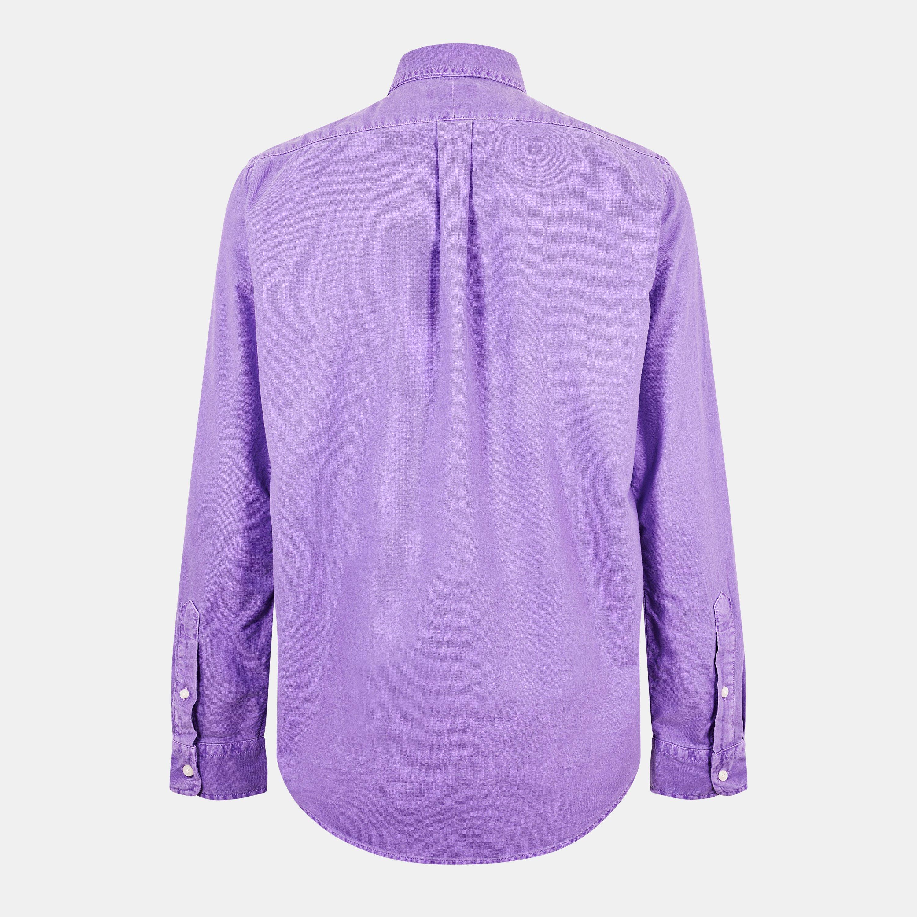 Aix Lavender - Polo Ralph Lauren - Men's Long-Sleeve Plain Shirt - 2