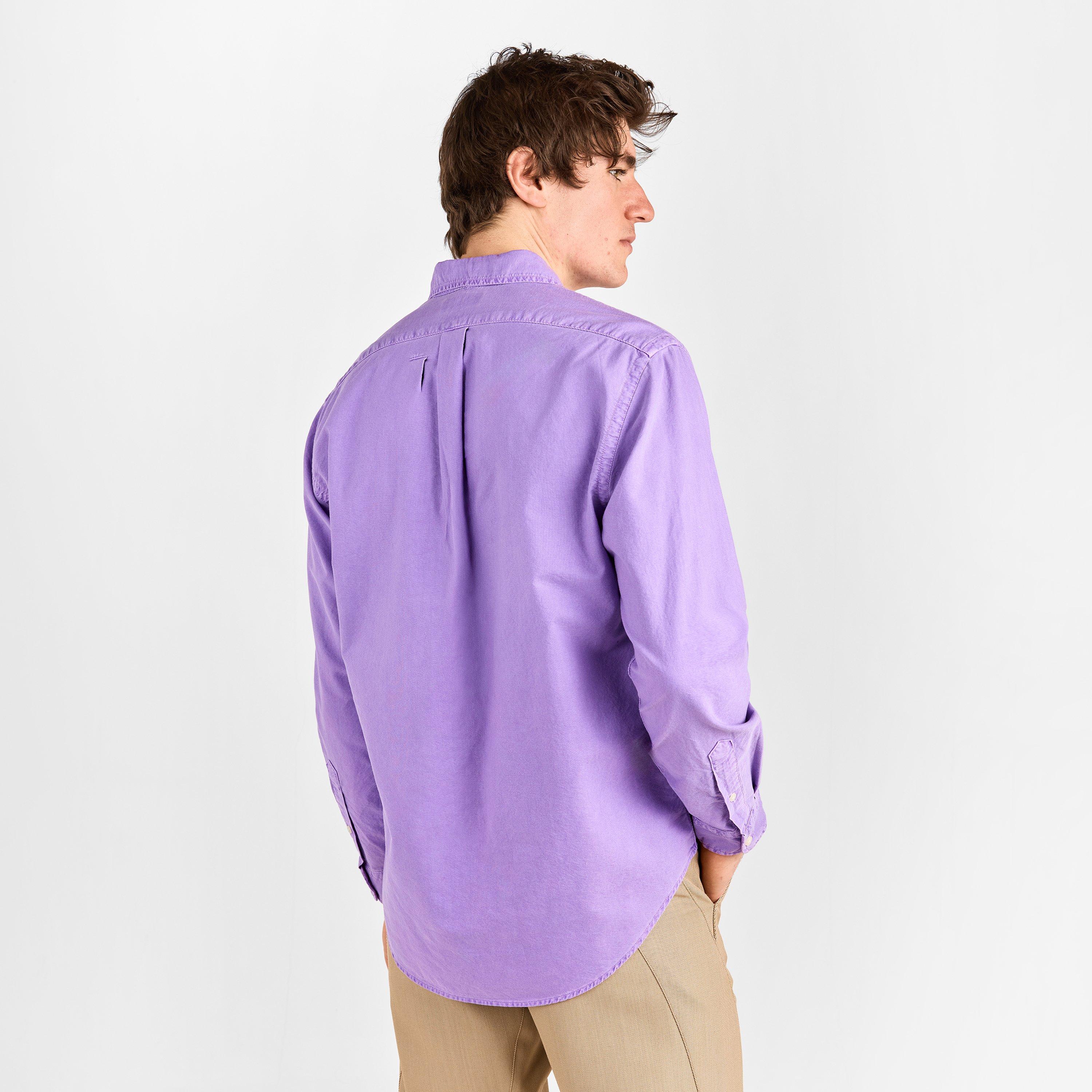 Aix Lavender - Polo Ralph Lauren - Men's Long-Sleeve Plain Shirt - 4