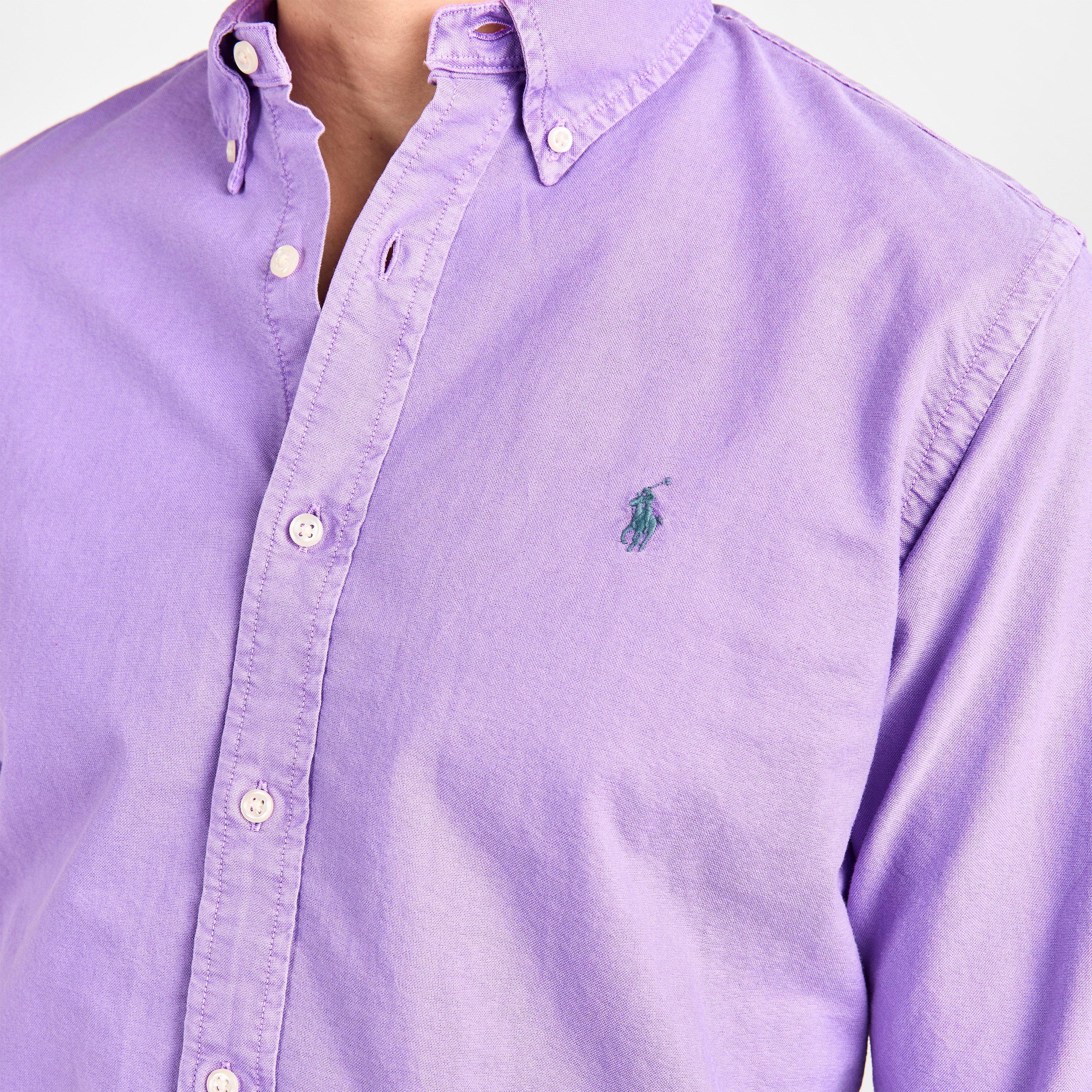 Aix Lavender - Polo Ralph Lauren - Men's Long-Sleeve Plain Shirt - 5
