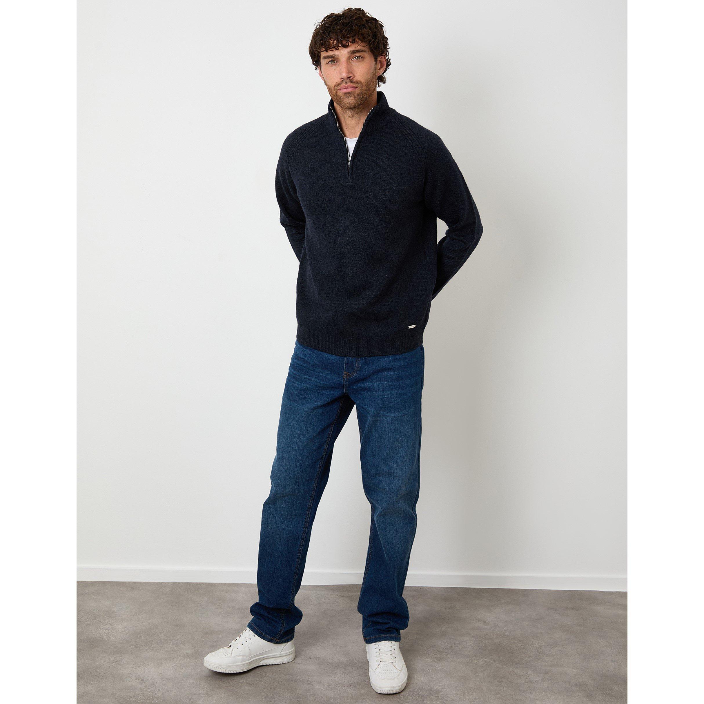 Blu navy - Threadbare - Rossen quarter Zip Sn62 - 2