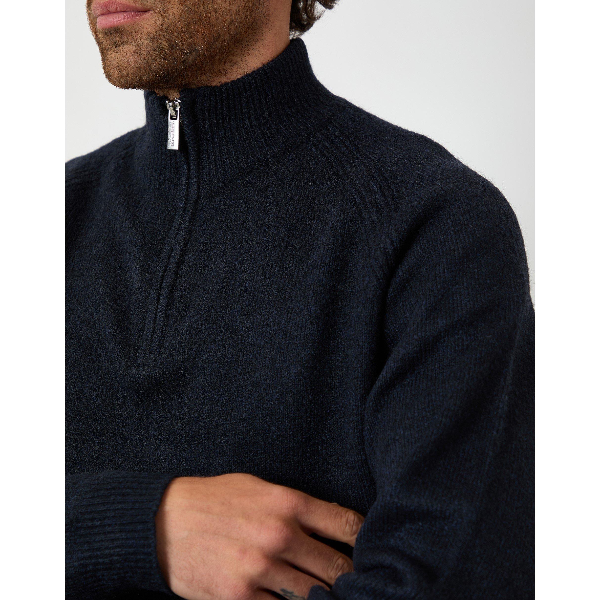 Blu navy - Threadbare - Rossen quarter Zip Sn62 - 4