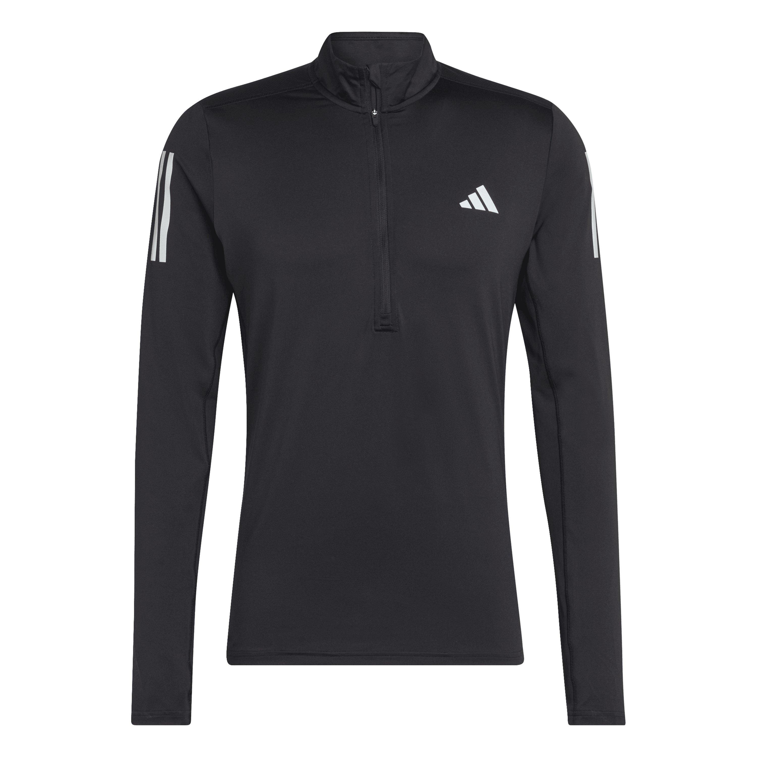 Adidas Men's 1/4 Zip Fleece - Black - S
