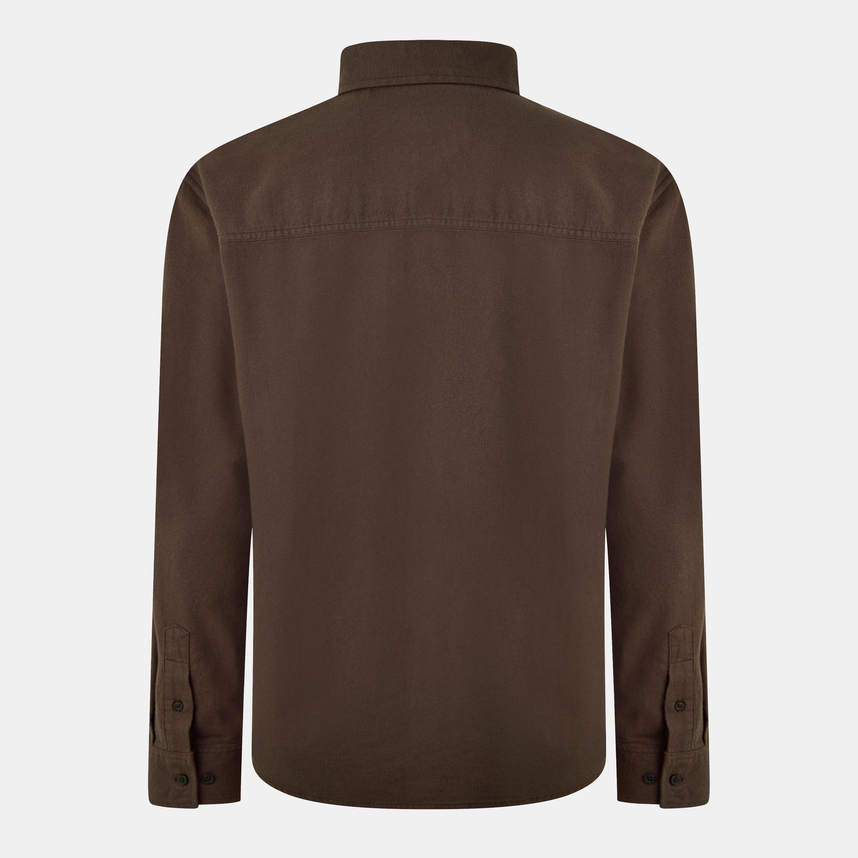 Chocolade - Jack Wills - Plain Flannel Shirt Mens - 2