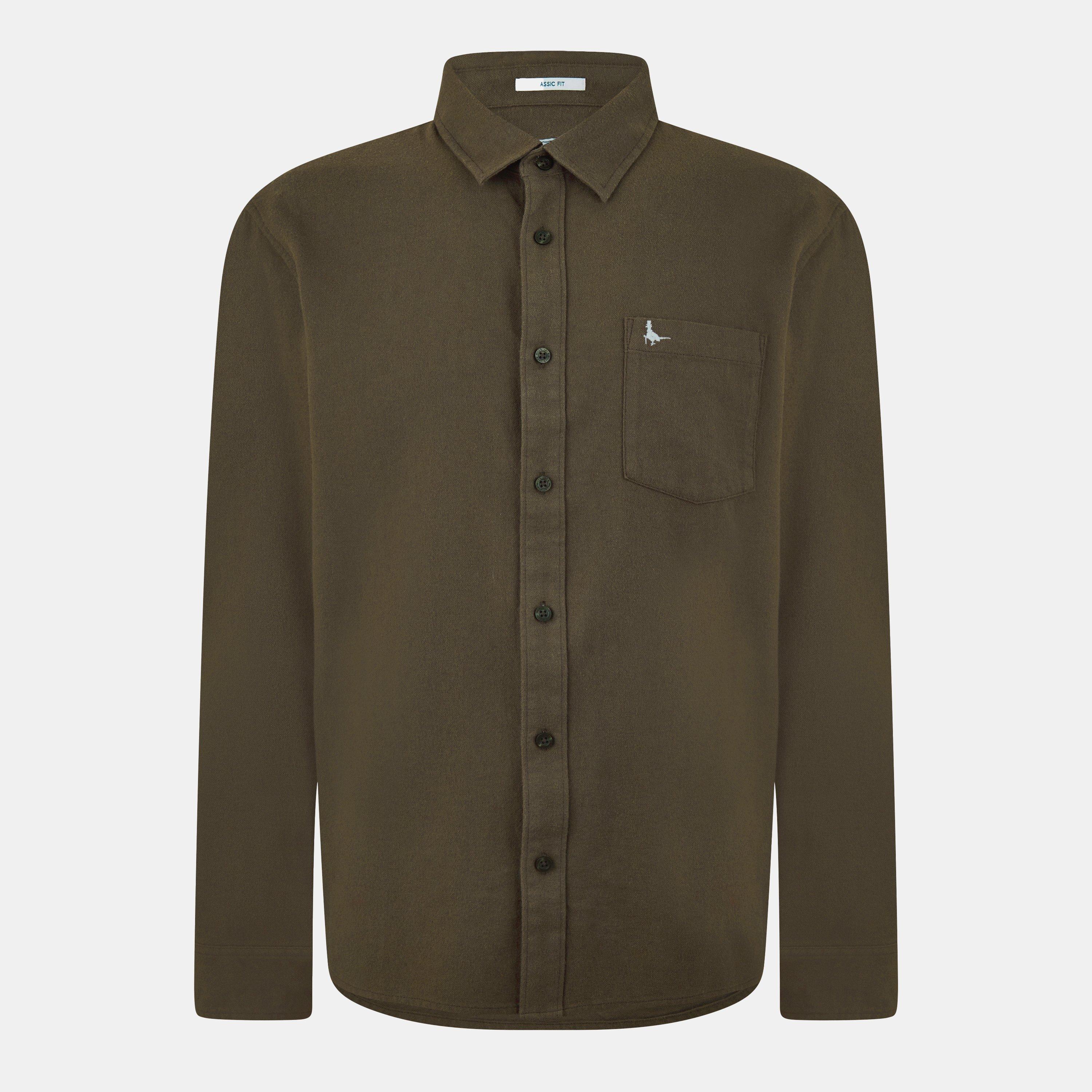 Leaf/Trekking - Jack Wills - Plain Flannel Shirt Mens - 1