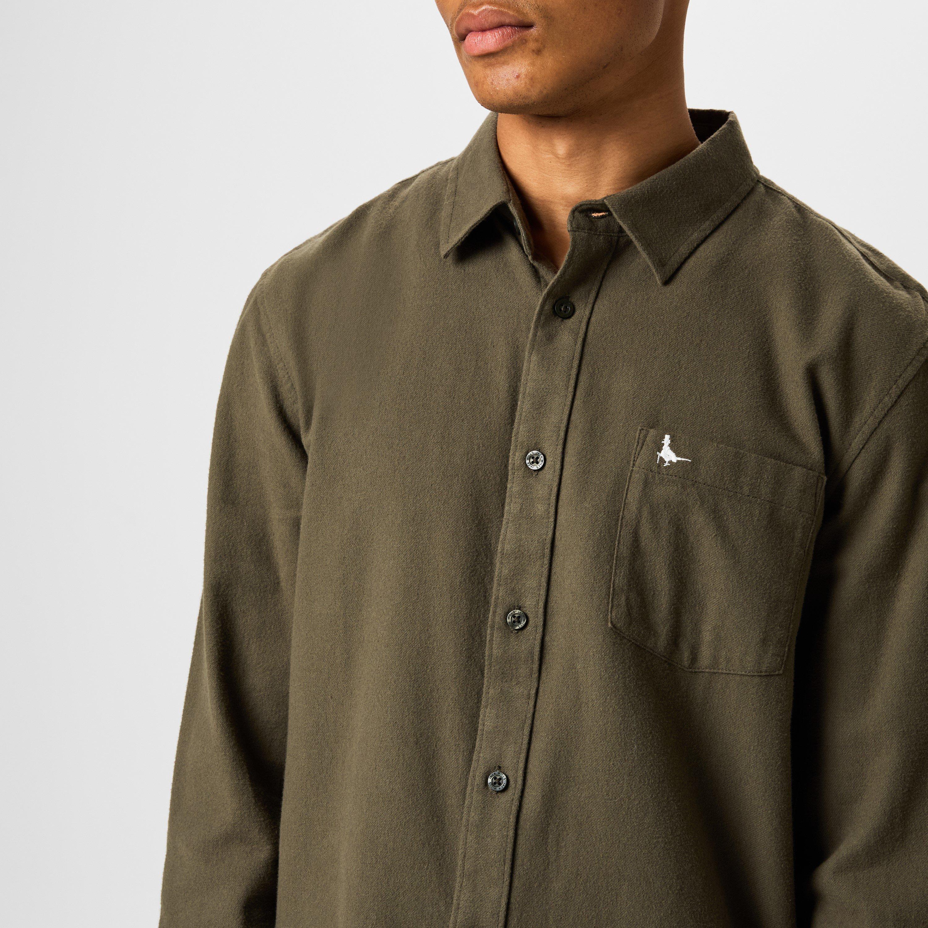 Hoja/Trekking - Jack Wills - Plain Flannel Shirt Mens - 5