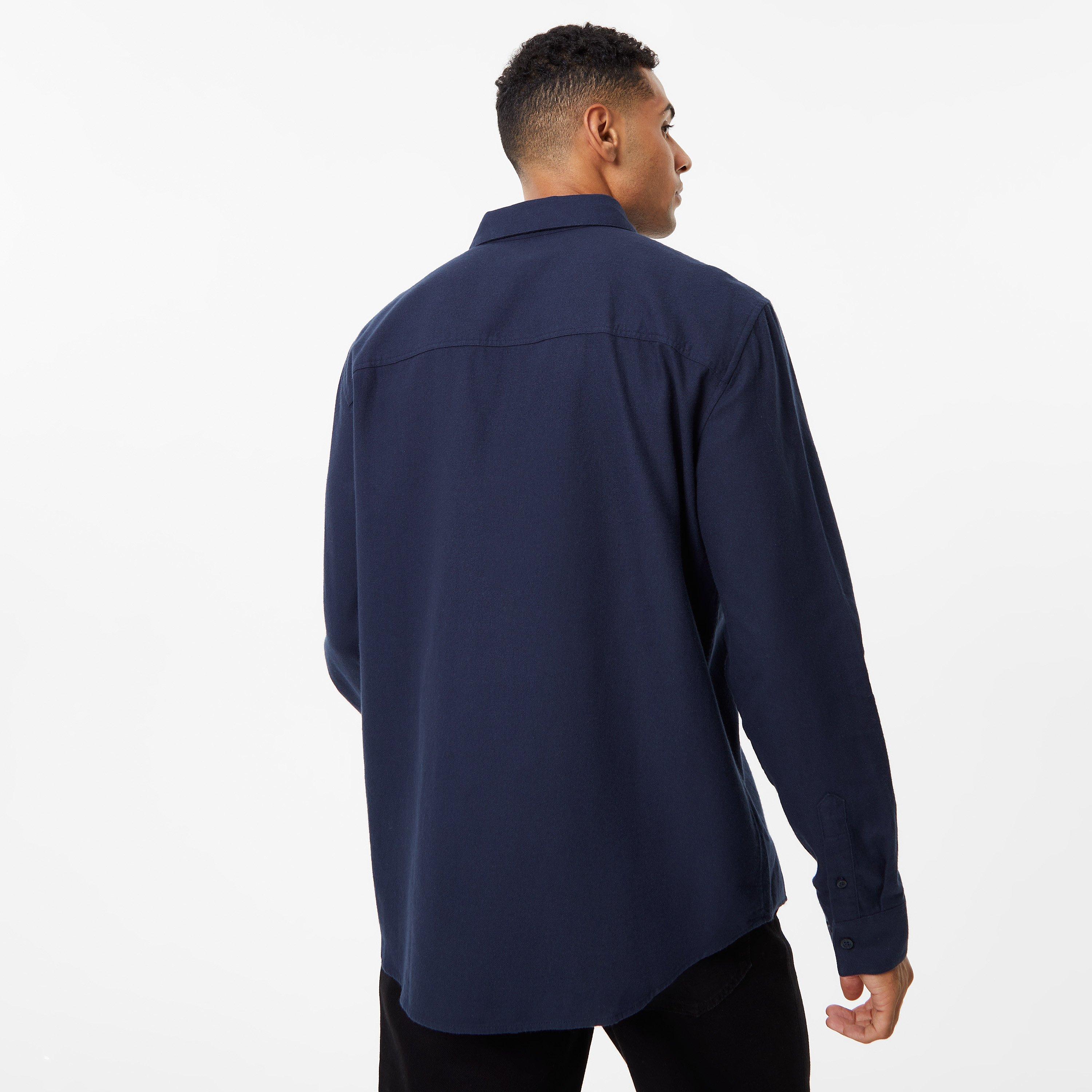 Lyle Q Zip Pulover Sn99 - Jack Wills - Plain Flannel Shirt Mens - 2