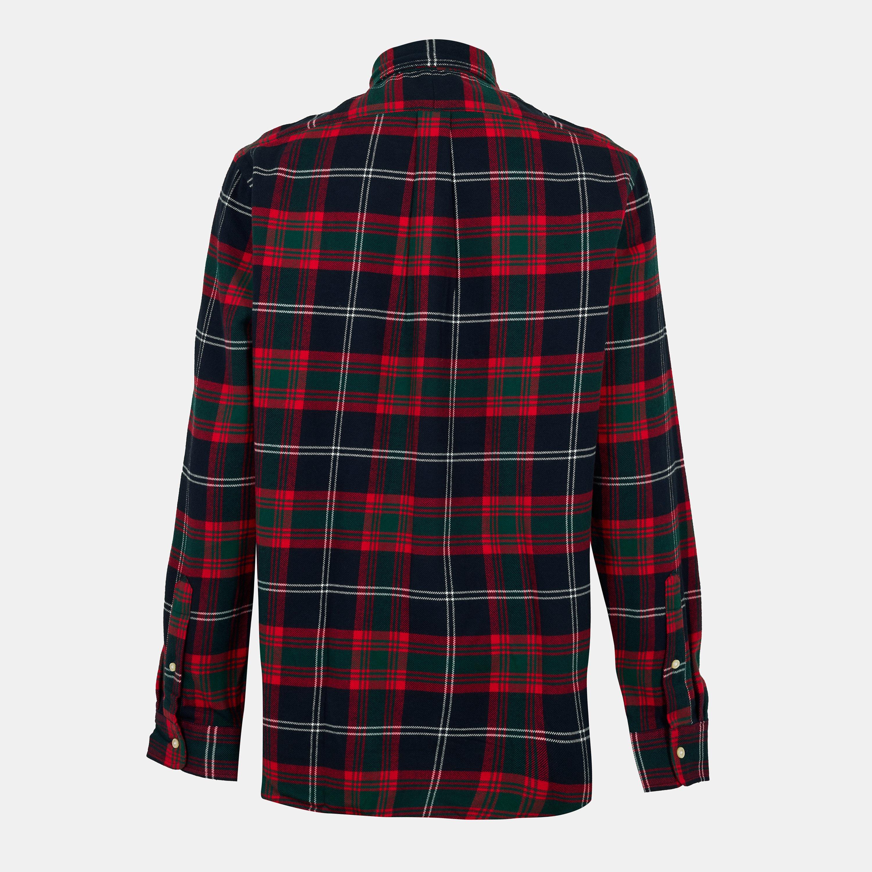 Navy/Red Multi - Ralph Lauren - Men's Long Sleeve Plain Shirt - 2