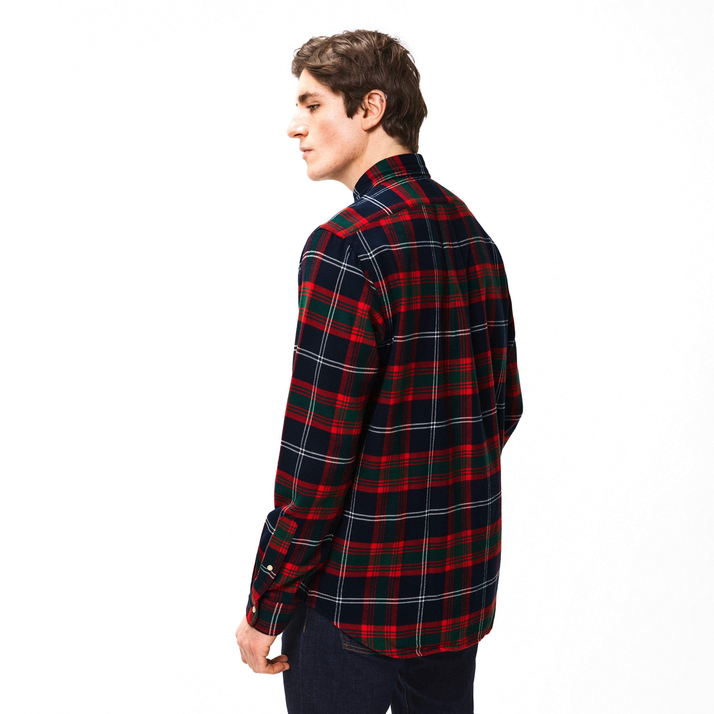 Navy/Red Multi - Ralph Lauren - Men's Long Sleeve Plain Shirt - 4