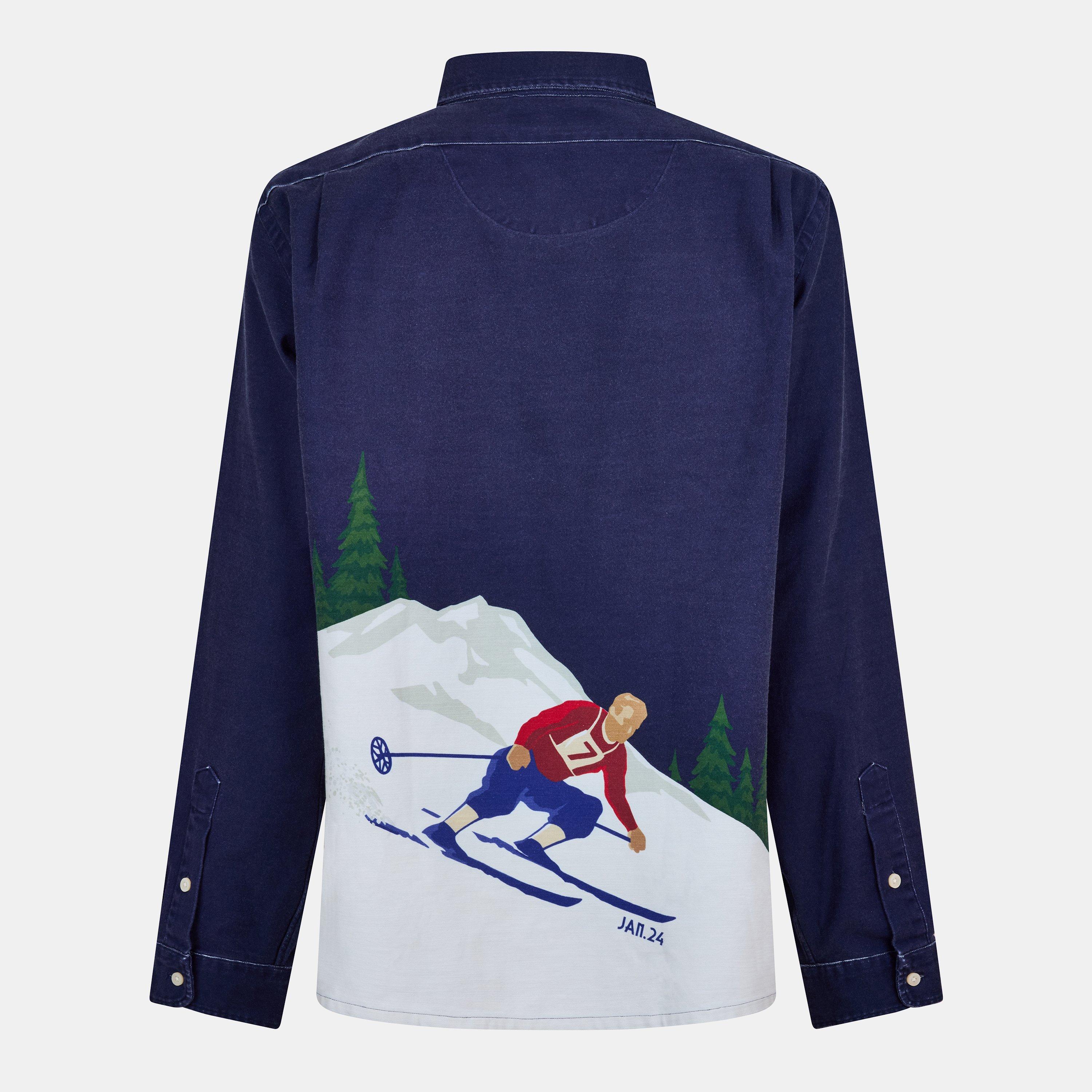 Ski Tourney - Ralph Lauren - Men's Long Sleeve Plain Shirt - 2