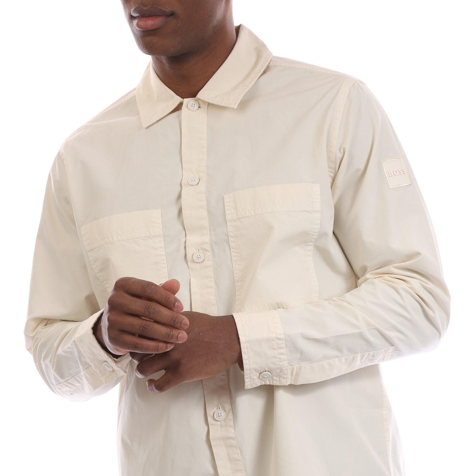 Open Yellow - Boss - Men's Locky M Long Sleeve Oxford Shirt - 3
