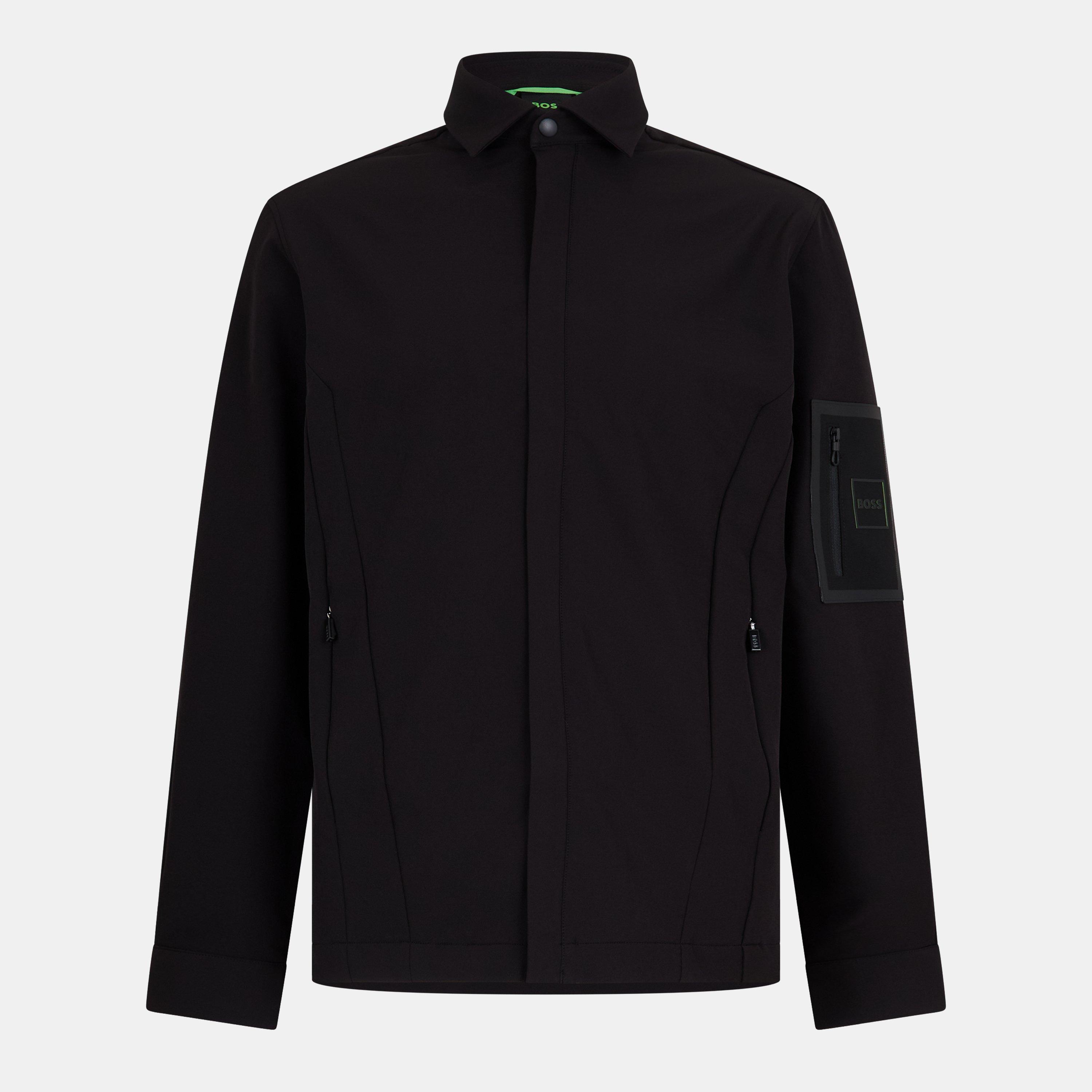 Boss Men's Expedit Long Sleeve Oxford Shirt - Black - S
