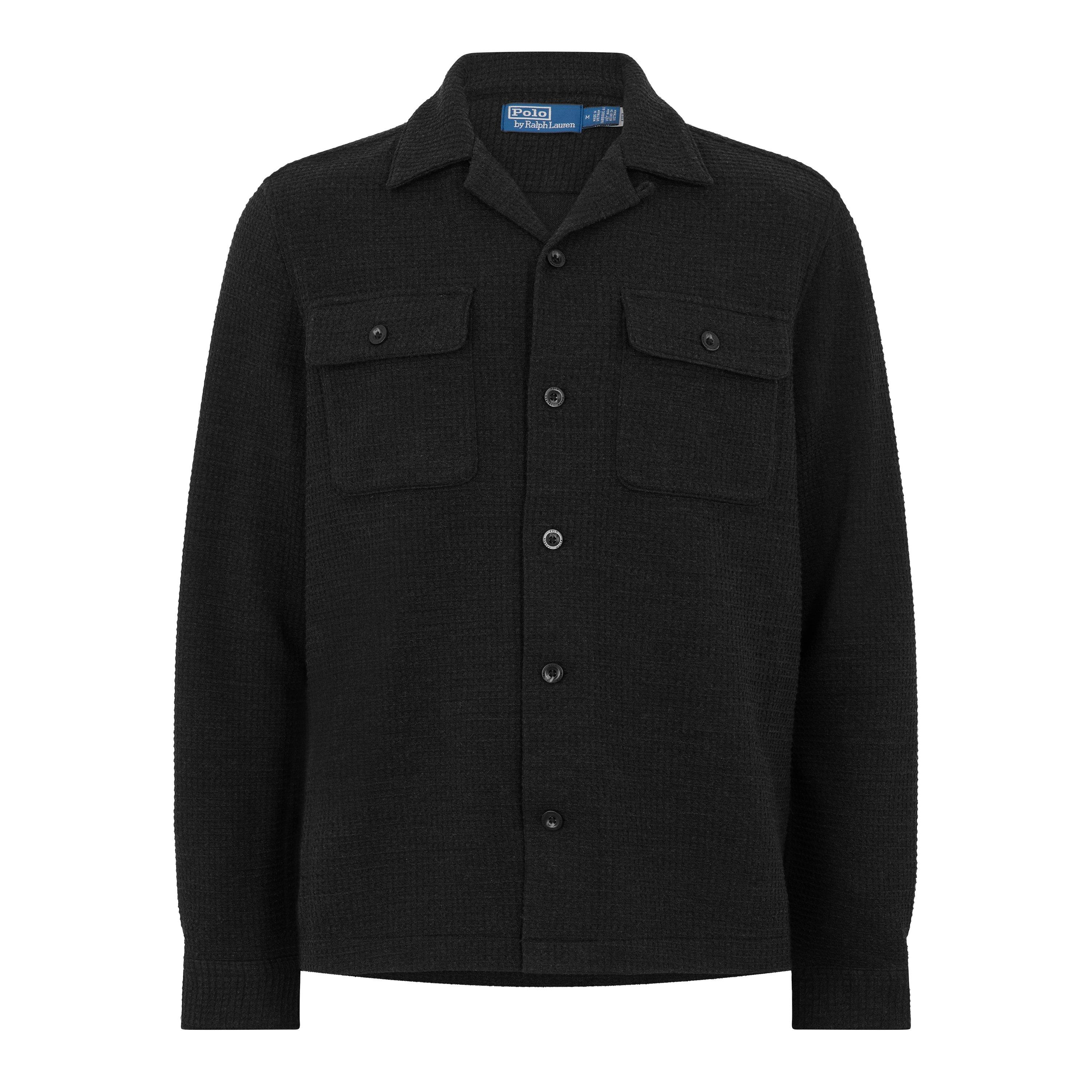Blk Heather - Polo Ralph Lauren - Polo Cotn Wool Waff Sn64 - 1