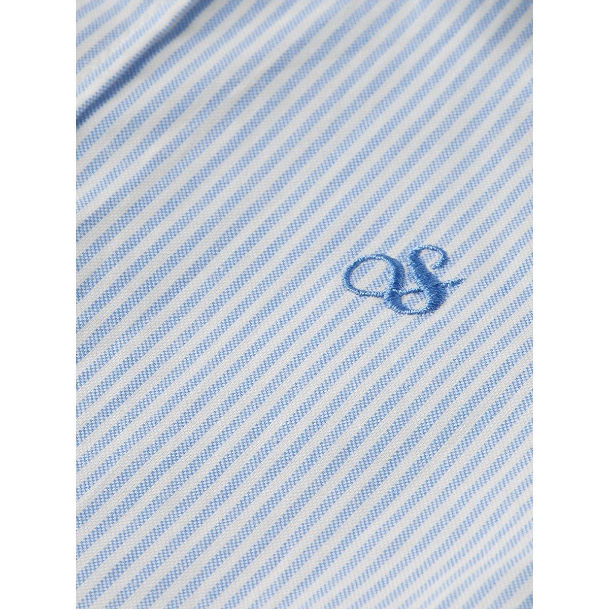 Blue Stripe - Scotch and Soda - Kids' Long Sleeve Oxford Shirt - 3