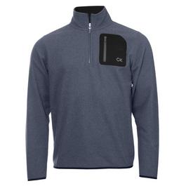 Calvin Klein Golf Suede Jacket Grey