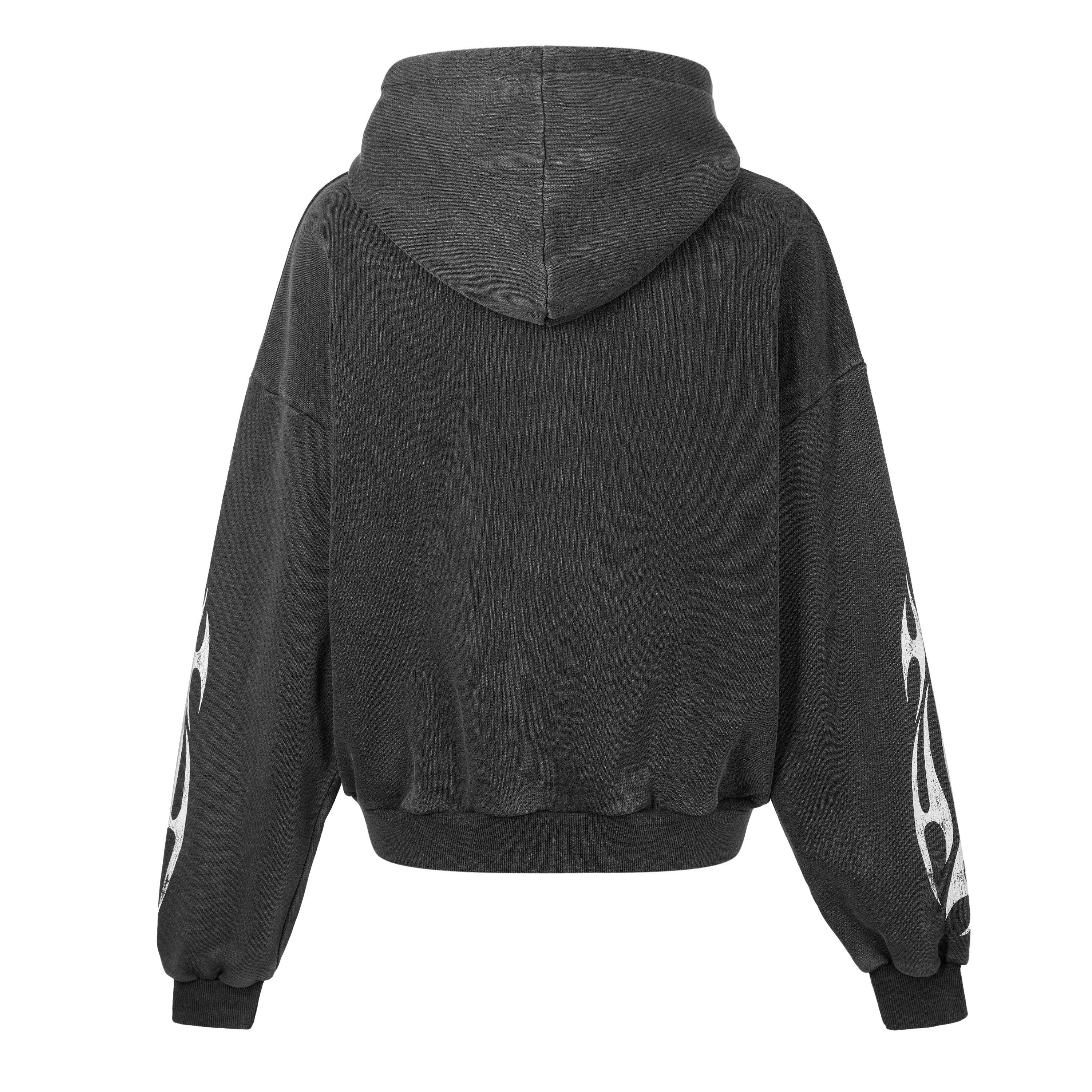 WASH GREY - God Made - Men's Full Zip Fleece - 2