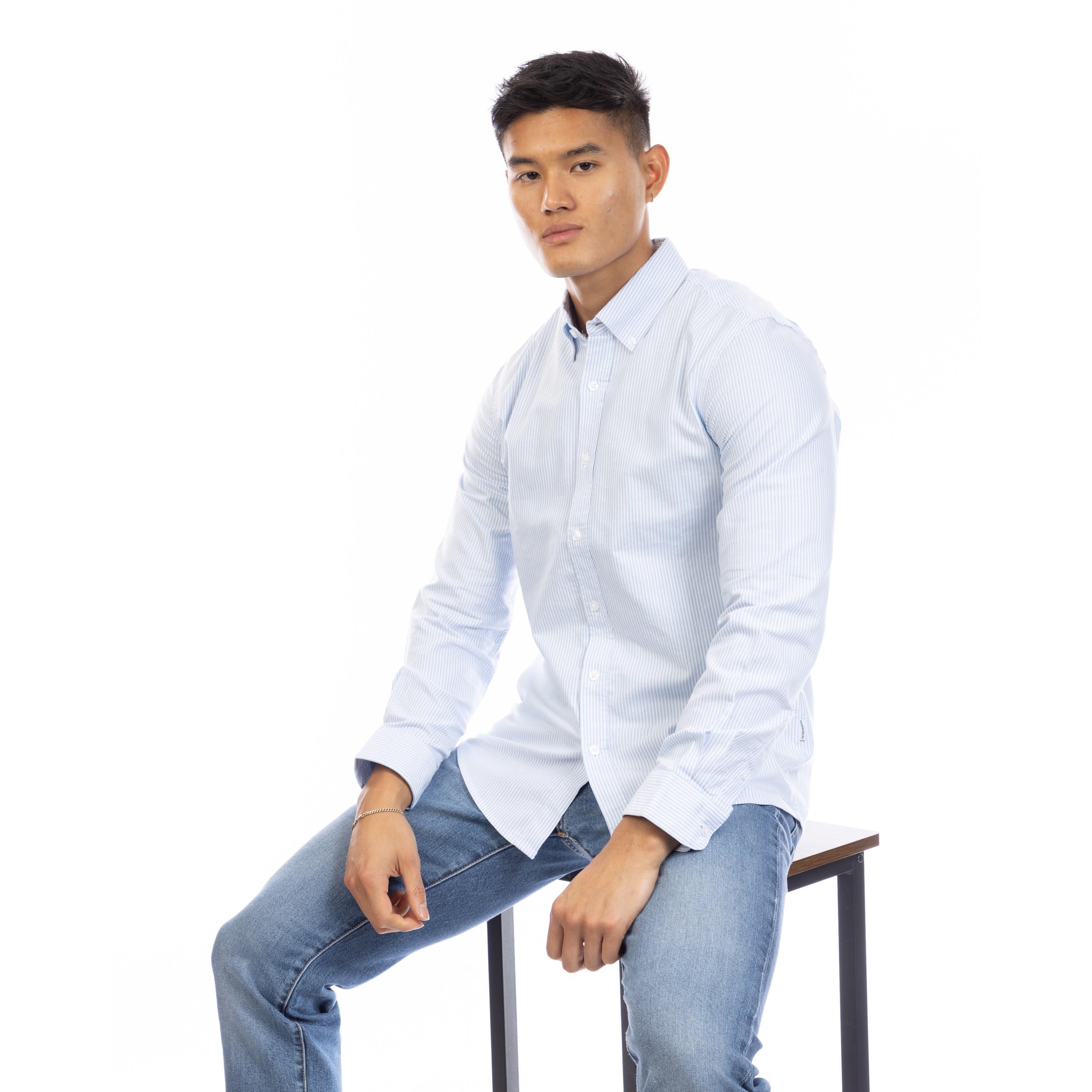 Bleu/Blanc - Peter Werth - W Chtu Shirt Sn99 - 4