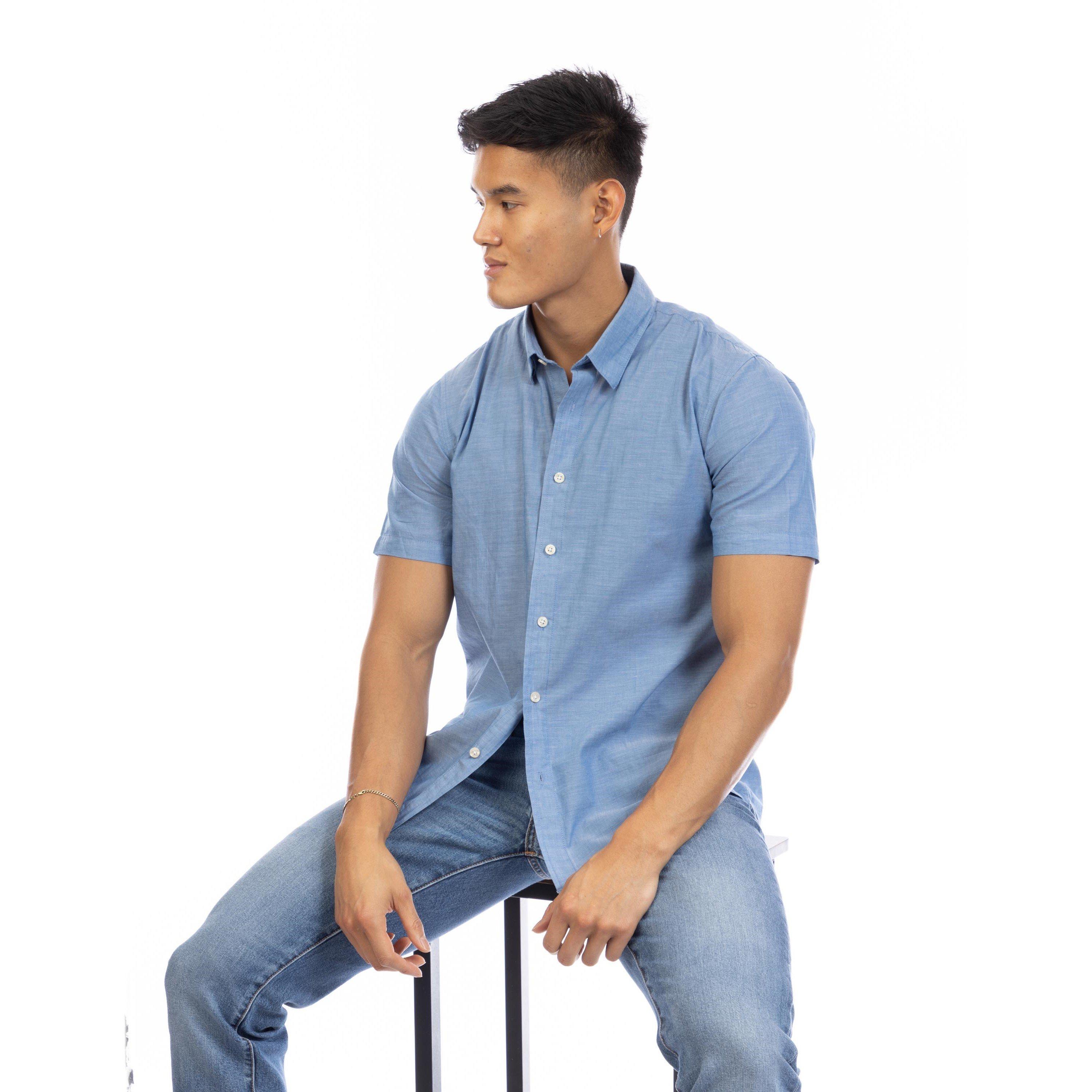 Indigo - Peter Werth - W Gav Ss Shirt Sn99 - 4