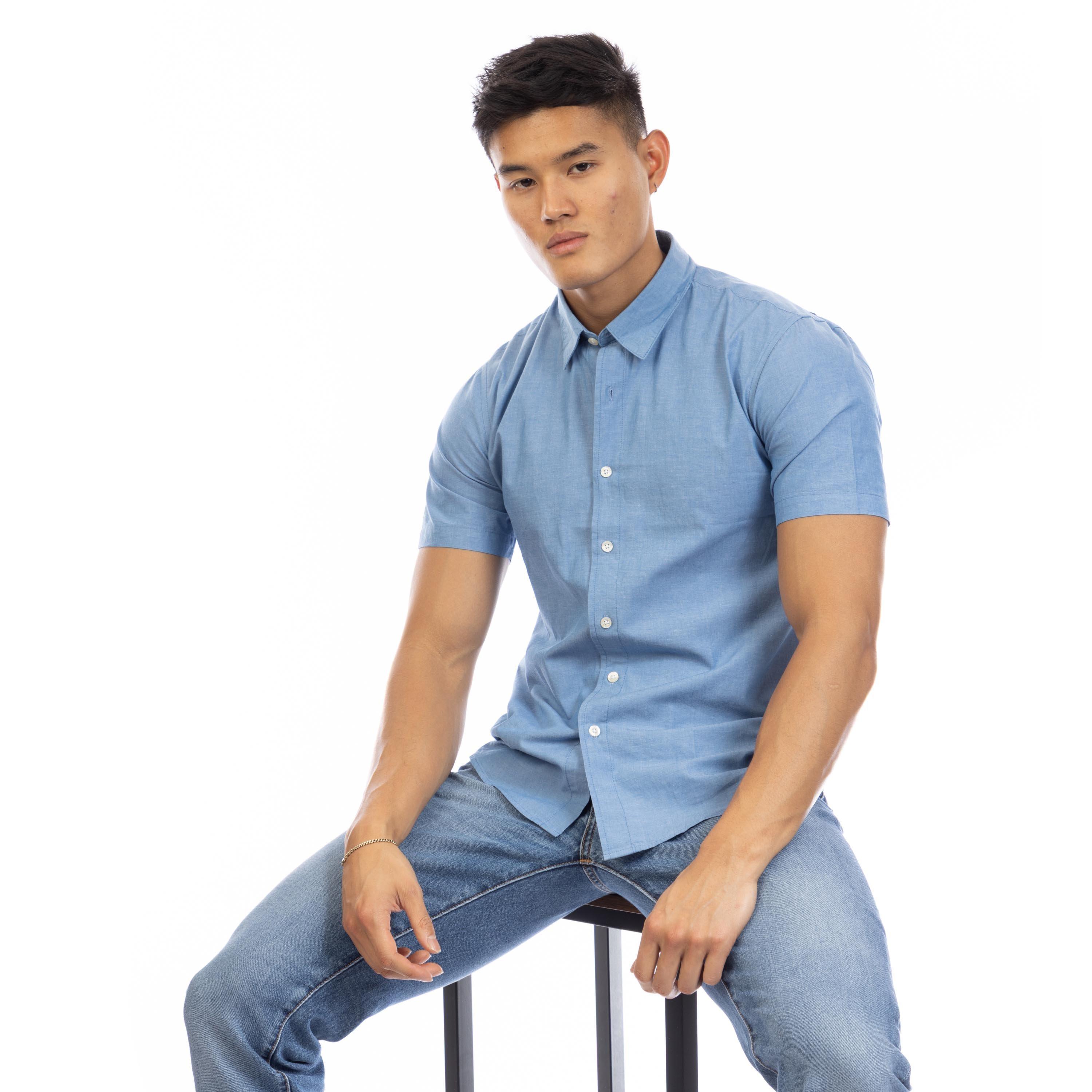 Indigo - Peter Werth - W Jim Ss Shirt Sn99 - 4