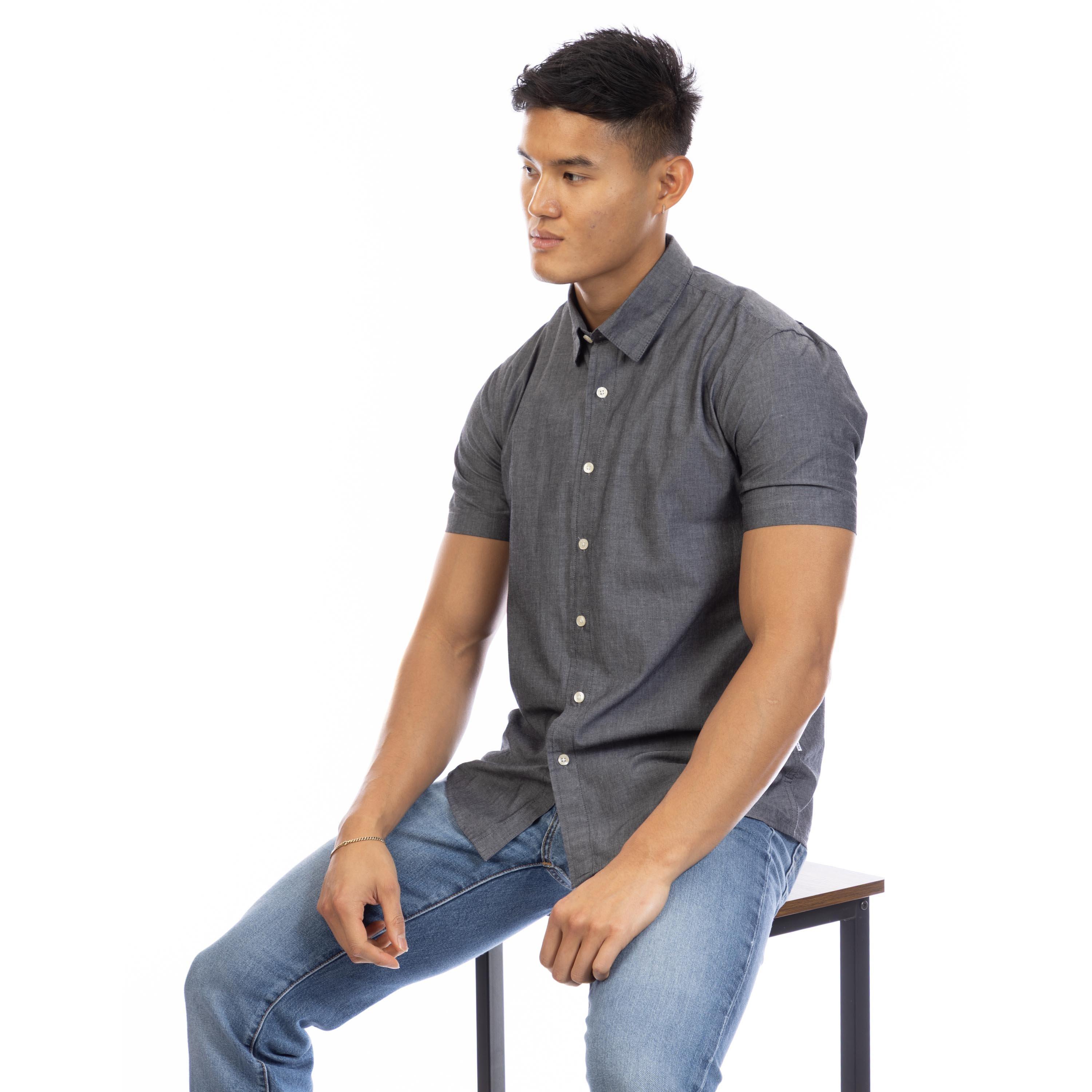 Charcoal - Peter Werth - W Ken Ss Shirt Sn99 - 4