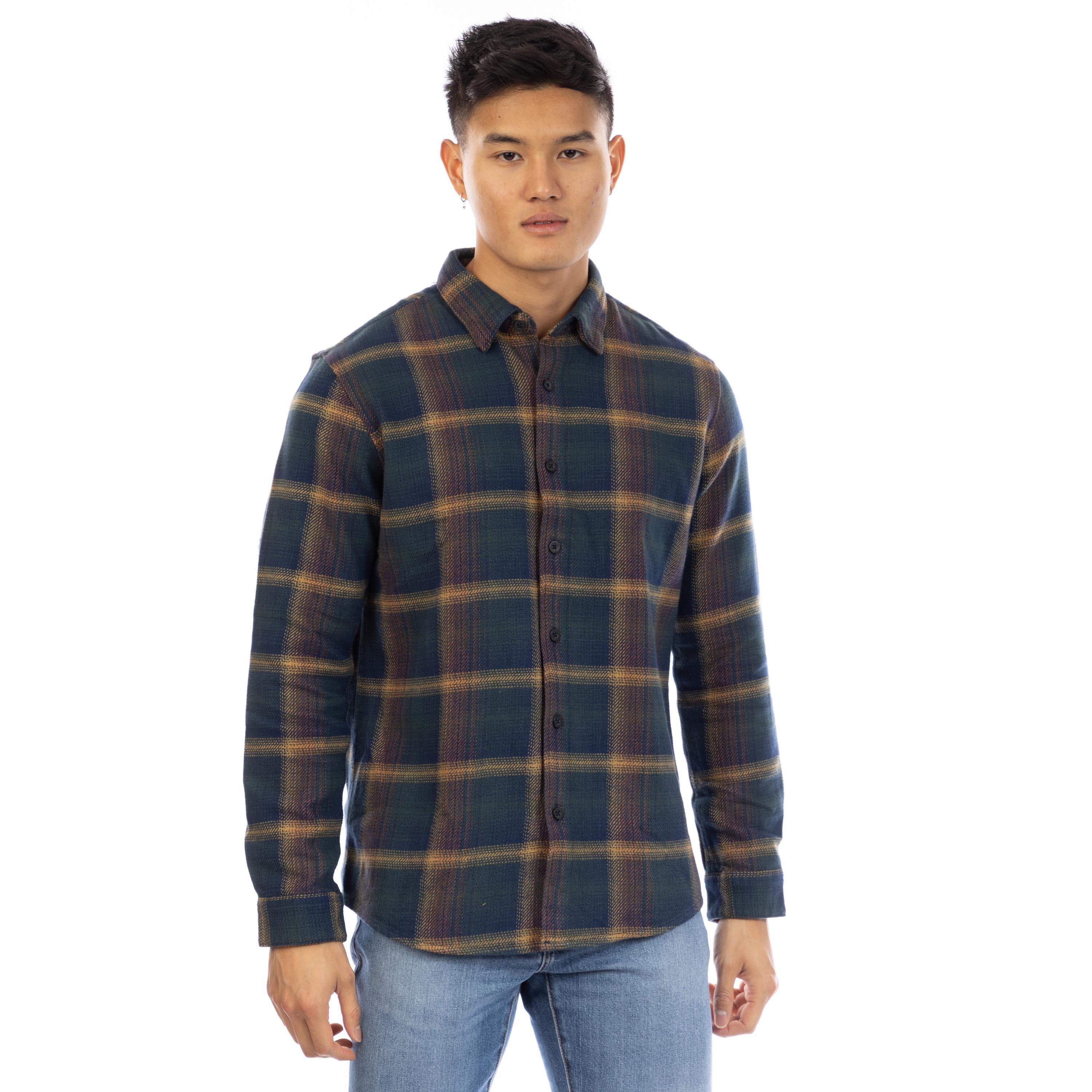 Peter Werth Men's W Abbott Long Sleeve Plain Shirt -  - X Large