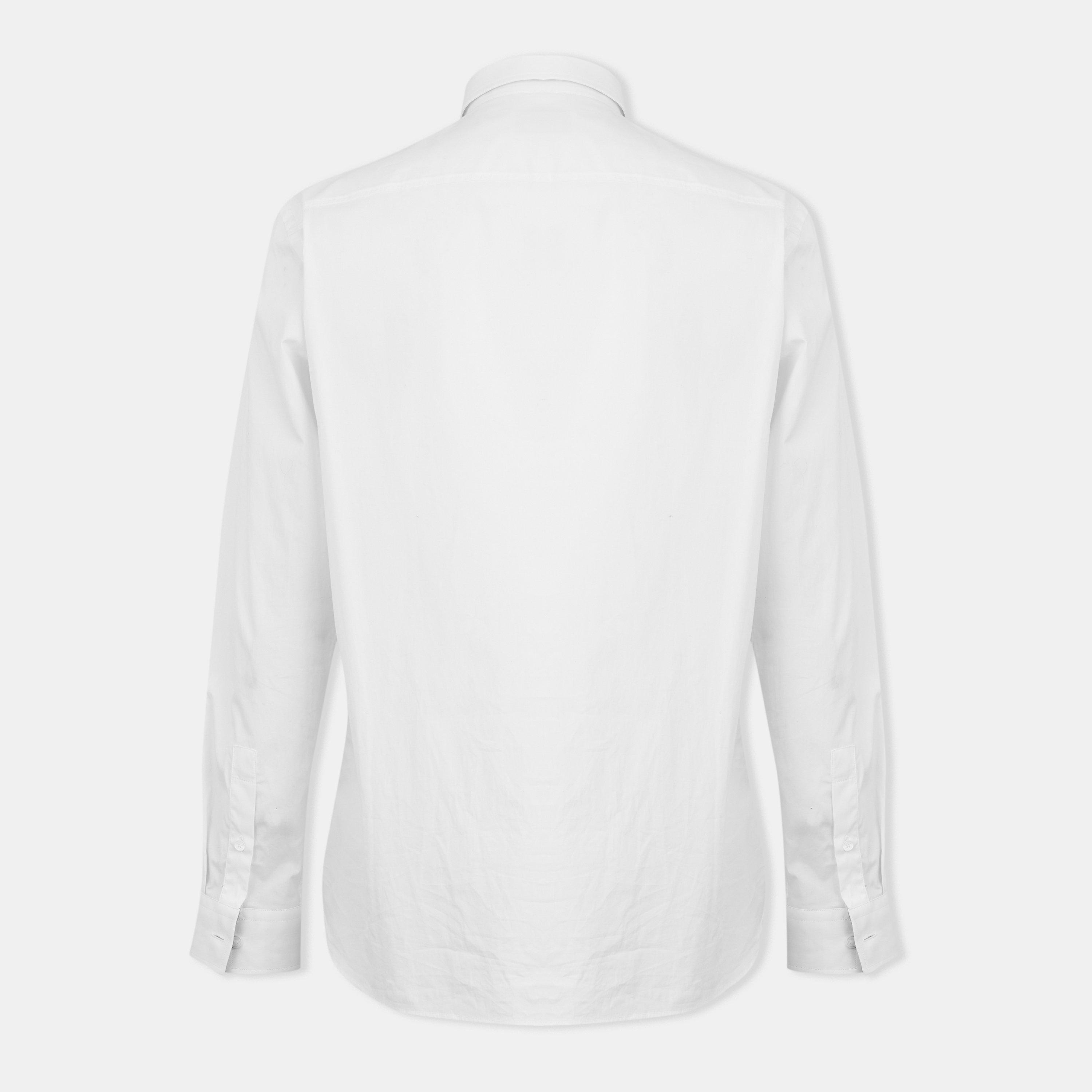 White A1464 - Burberry - Men's Checked Cotton Sherfield Shirt - 2