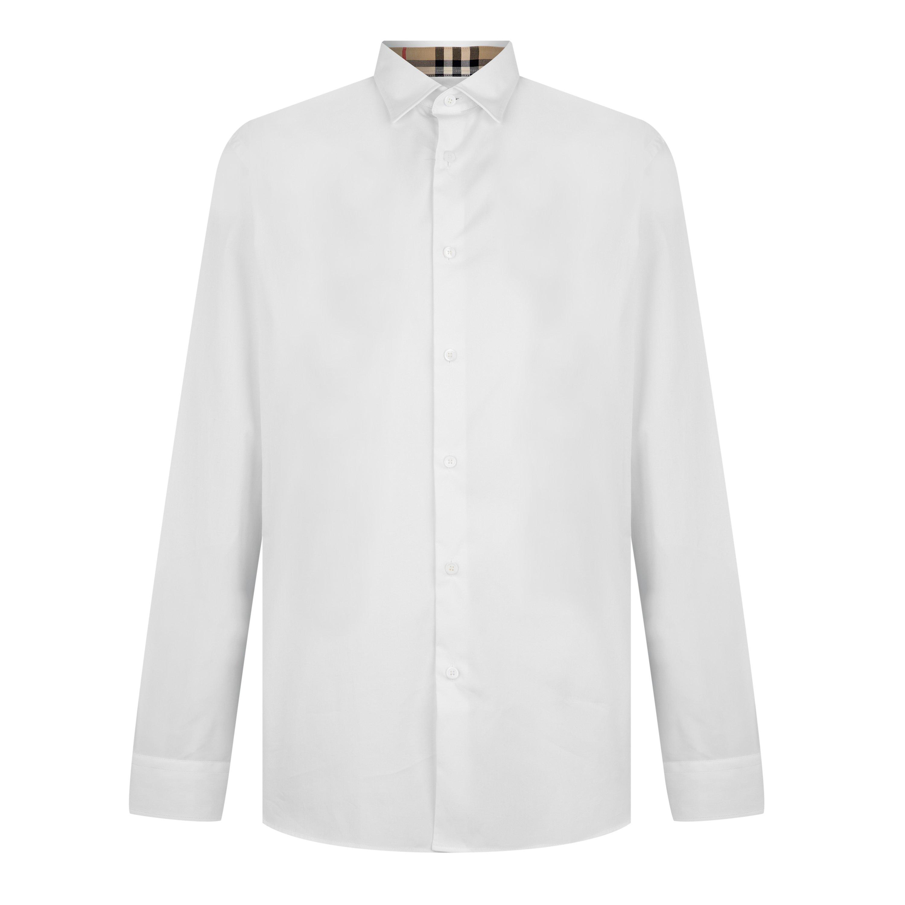 White A1464 - Burberry - Men's Checked Cotton Sherfield Shirt - 7