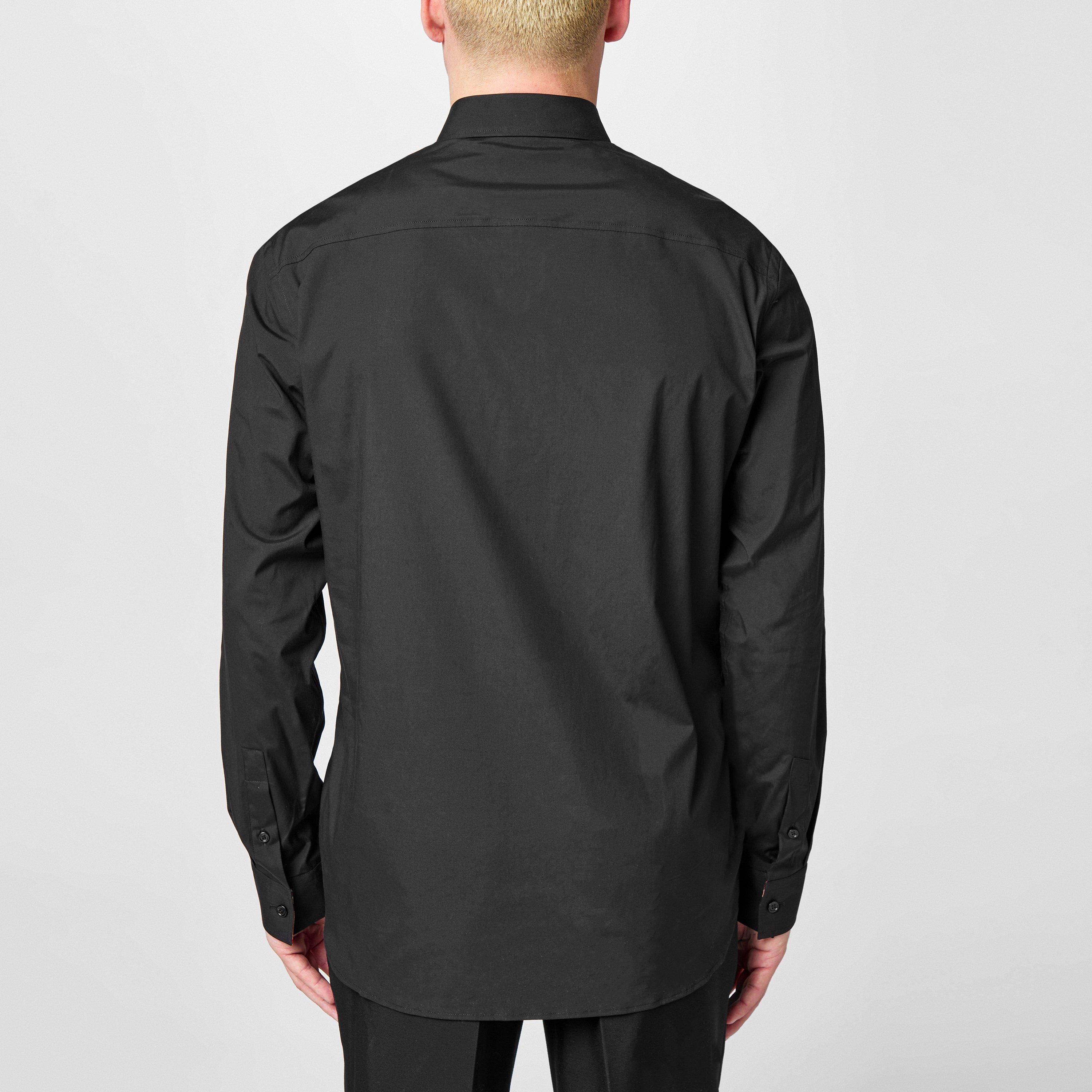 Black A1189 - Burberry - Men's Checked Cotton Sherfield Shirt - 4