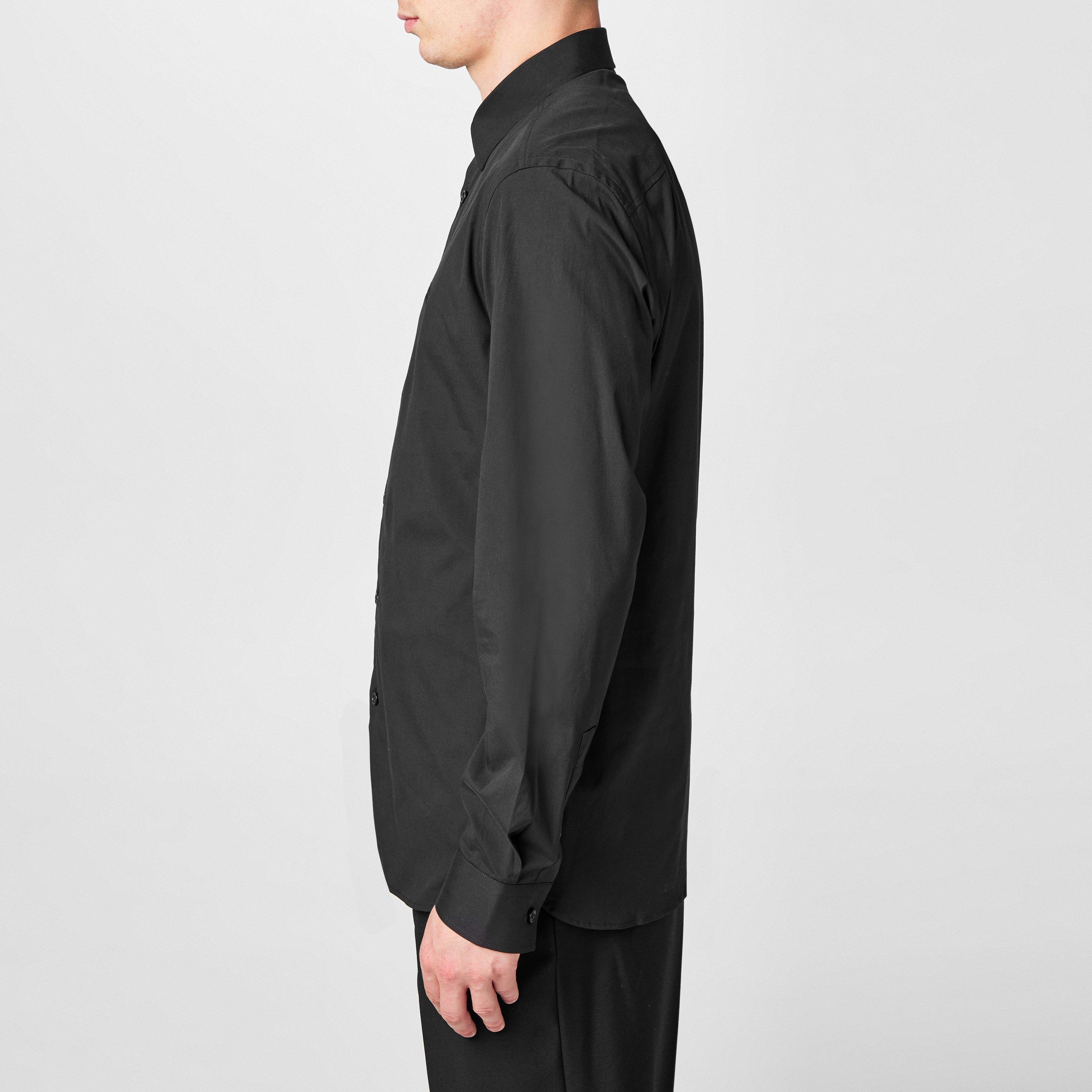 Black A1189 - Burberry - Men's Checked Cotton Sherfield Shirt - 5