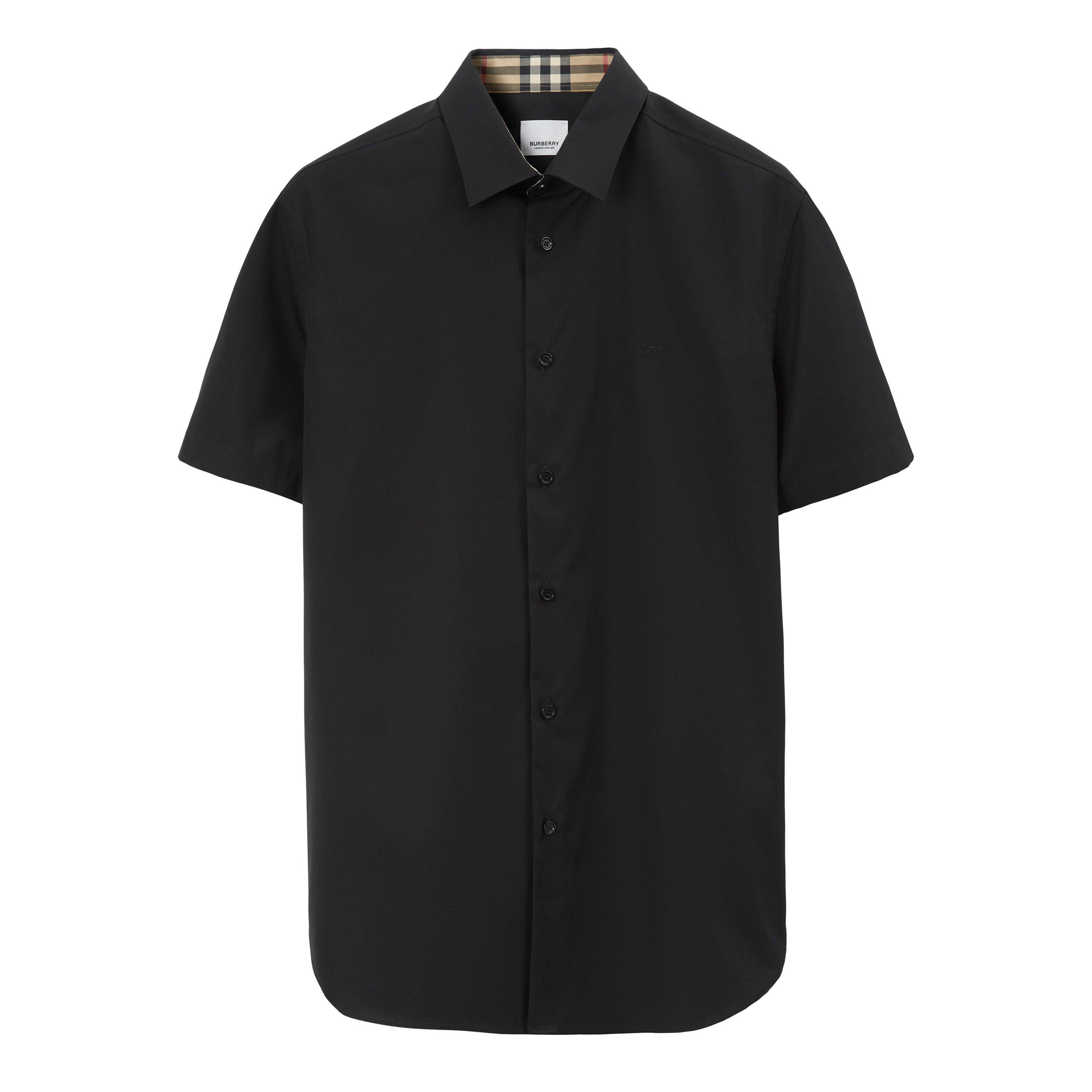 Burberry Men's Embroidered Cotton Sherfield Ekd Button Shirt