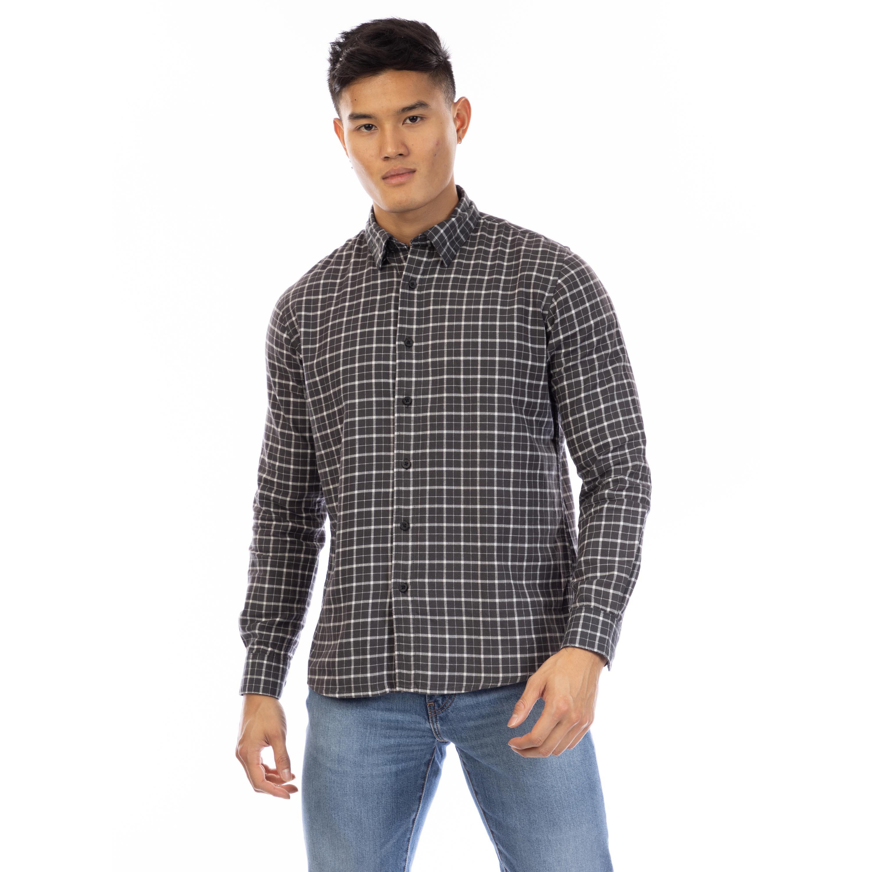 Multi - Peter Werth - Men's Kiplin Long Sleeve Plain Shirt - 1