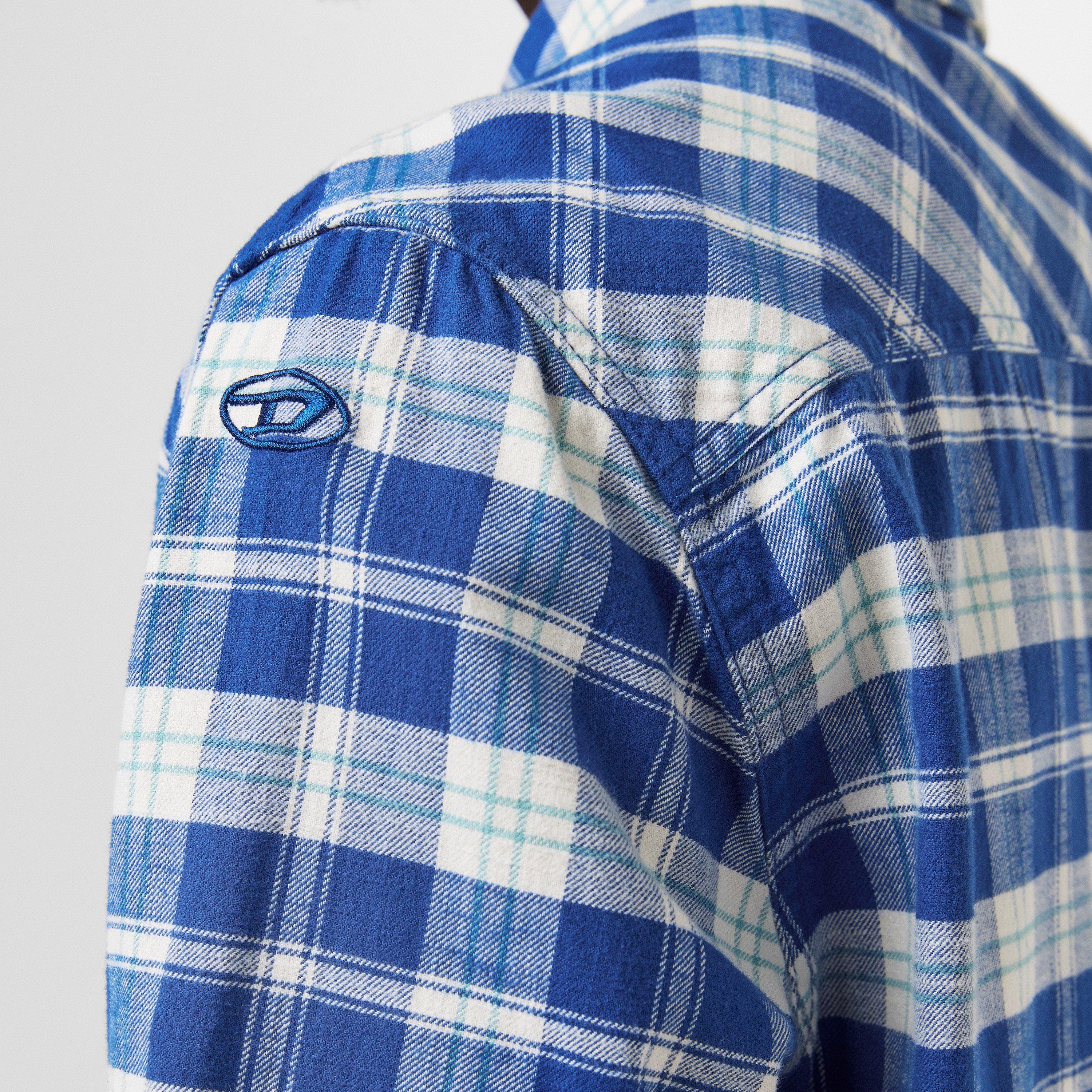 Limoges - Diesel - Men's Long-Sleeve Check Patterned Shirt - 5