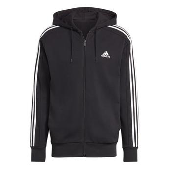 adidas Essentials French Terry 3-Stripes Zip Hoodie Mens