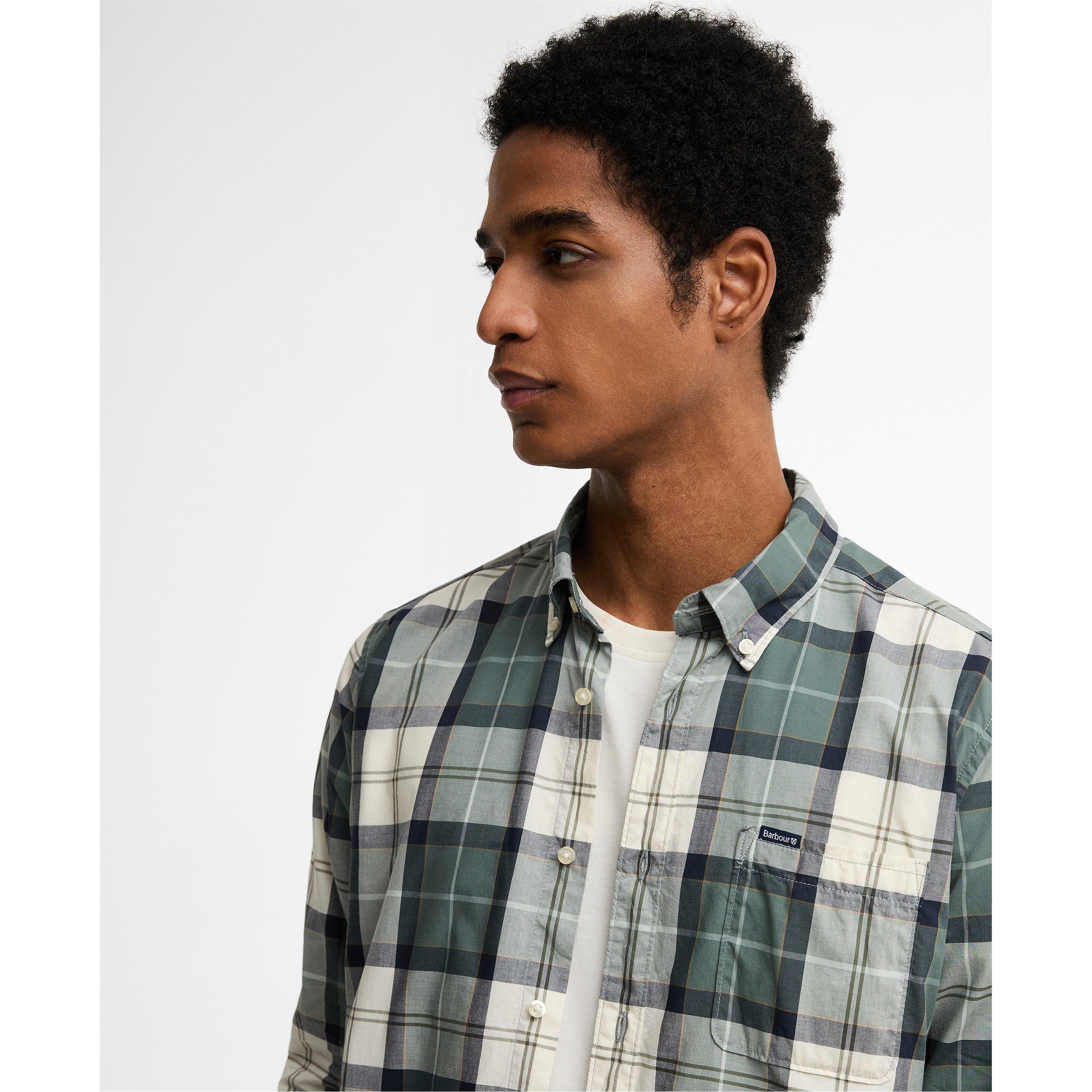 Meadw Brk TN12 - Barbour - Men's Long Sleeve Patterned Shirt - 4