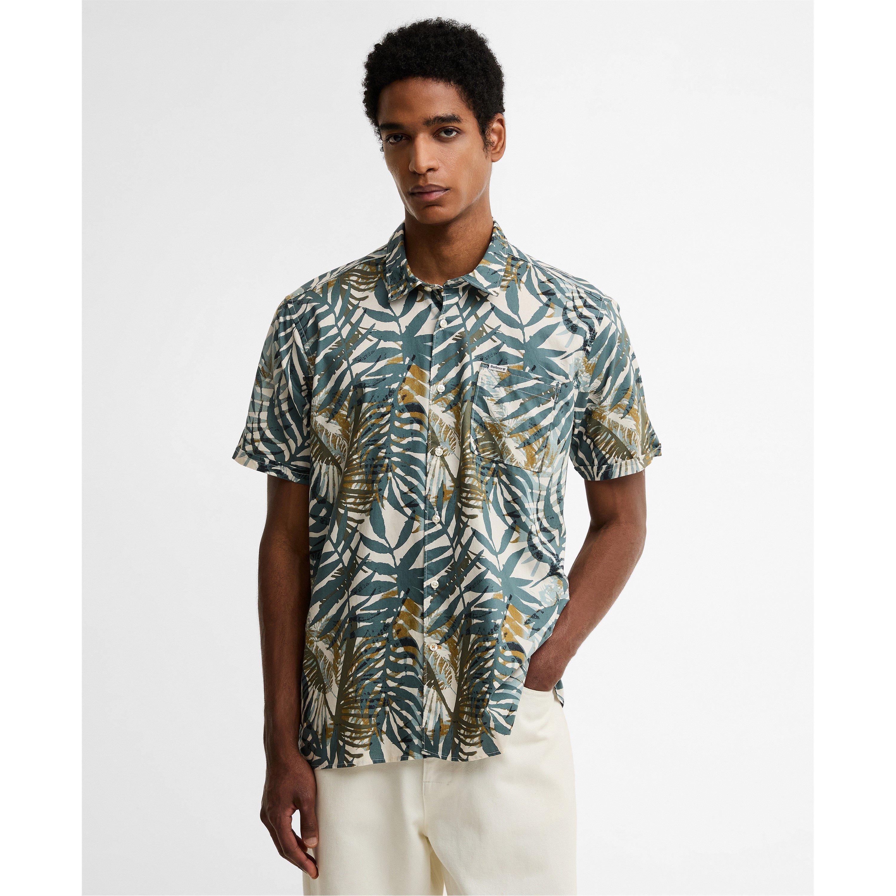 Vint Teal TE31 - Barbour - Men's Patterned Short Sleeve Shirt - 2