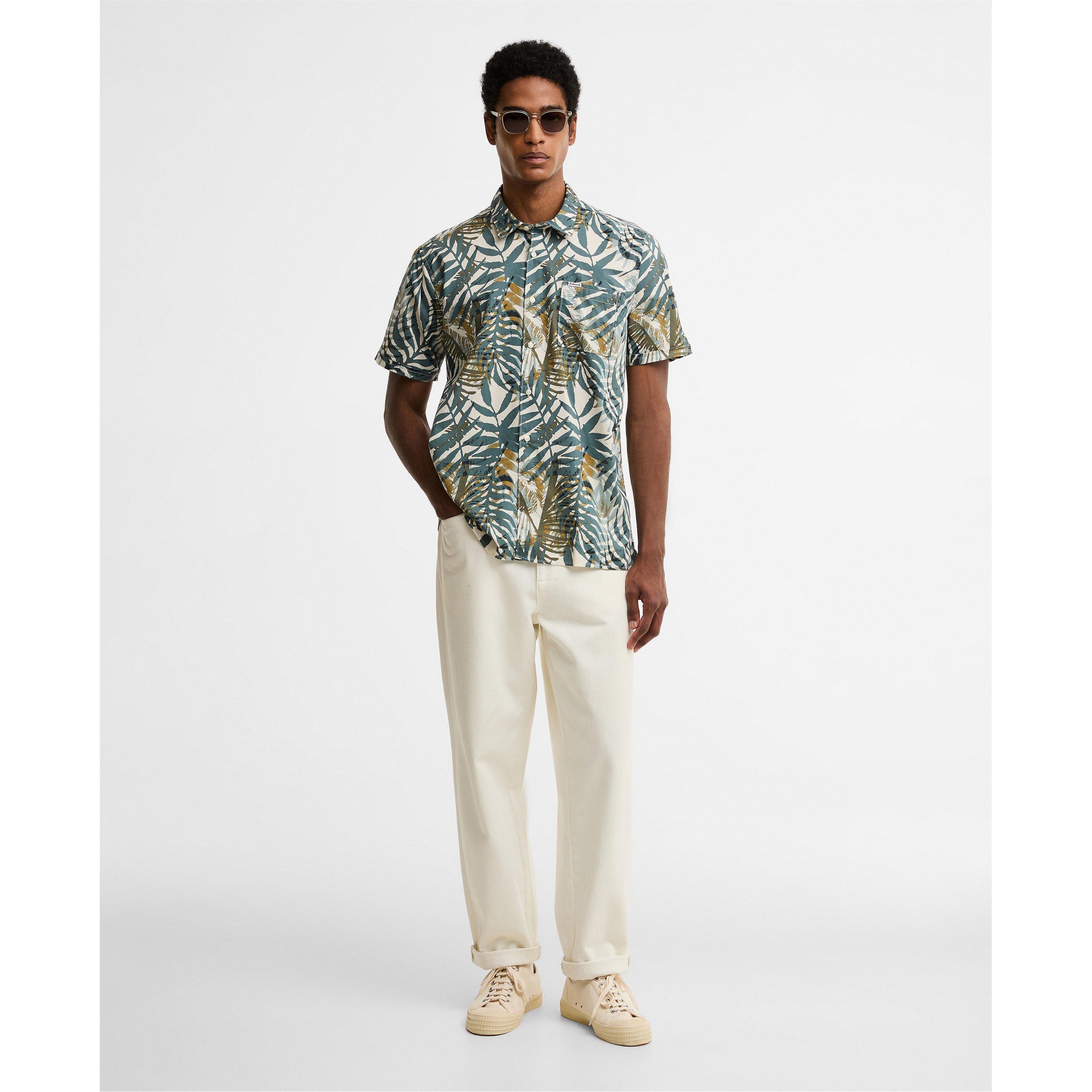 Vint Teal TE31 - Barbour - Men's Patterned Short Sleeve Shirt - 5