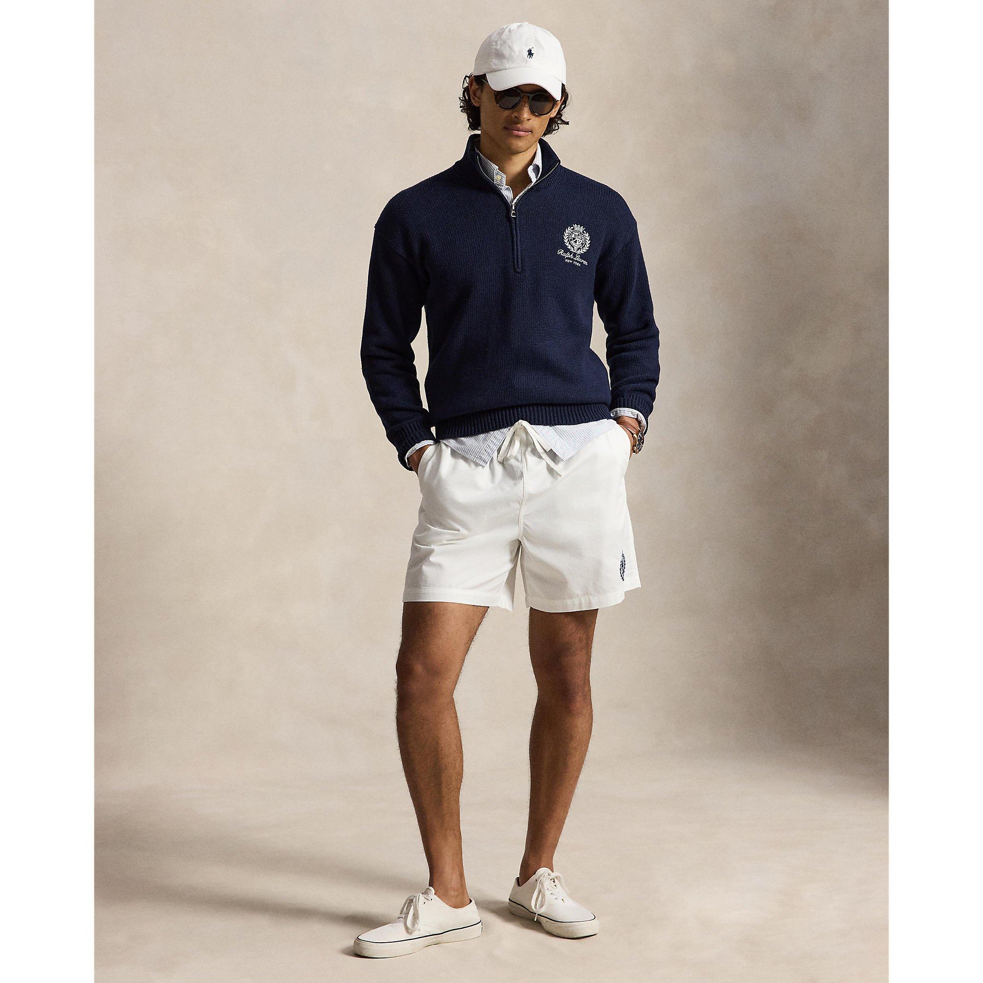 Hunter Navy - Polo Ralph Lauren - Men's Quarter Zip Fleece - 5