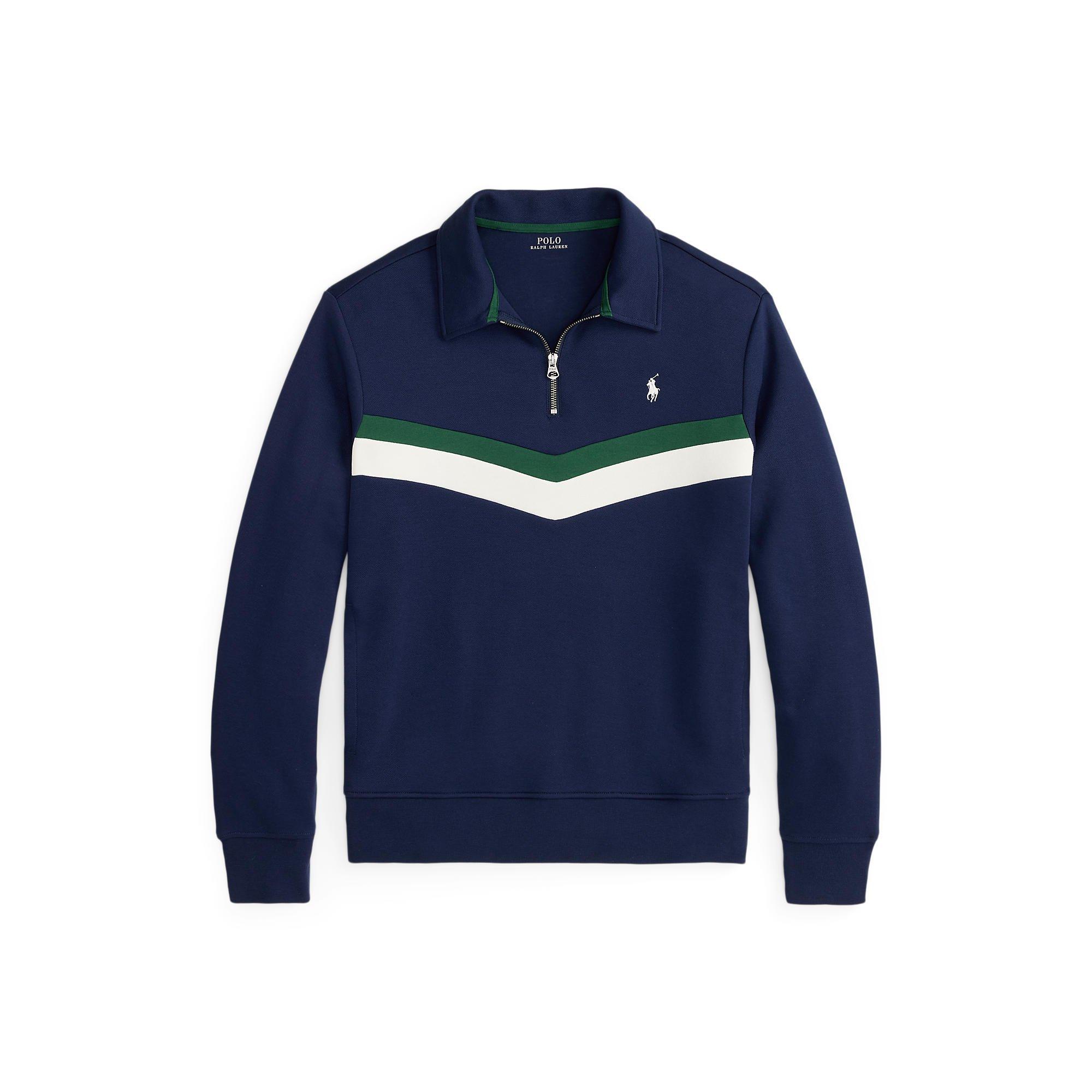 Newport Navy - Polo Ralph Lauren - Men's Quarter Zip Fleece - 1