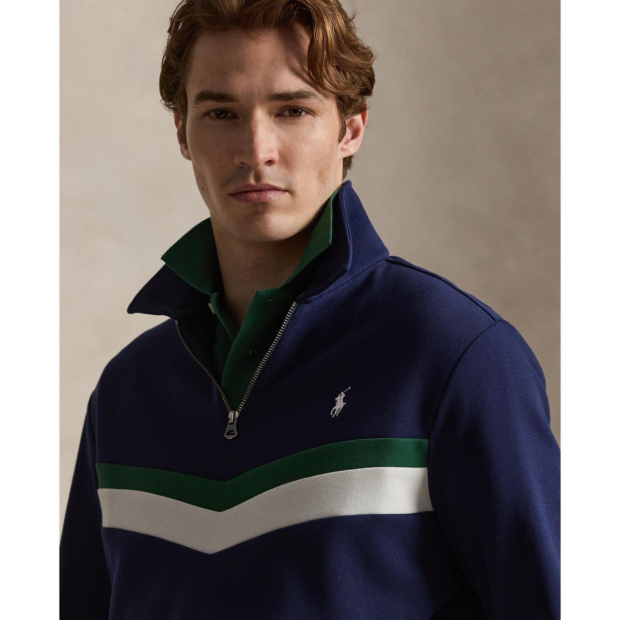 Newport Navy - Polo Ralph Lauren - Men's Quarter Zip Fleece - 4