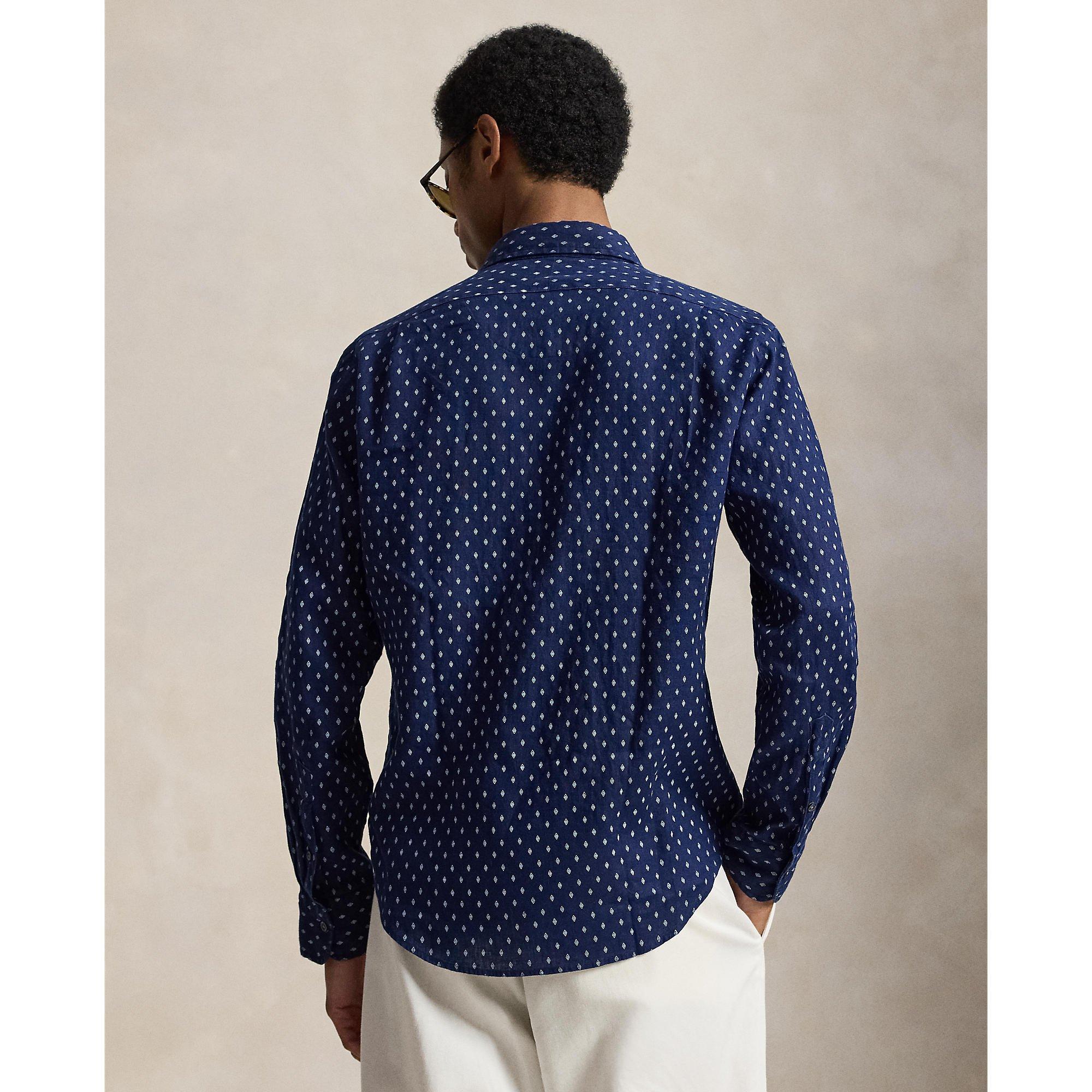 Newport Geo - Polo Ralph Lauren - Men's Long Sleeve Patterned Shirt - 3