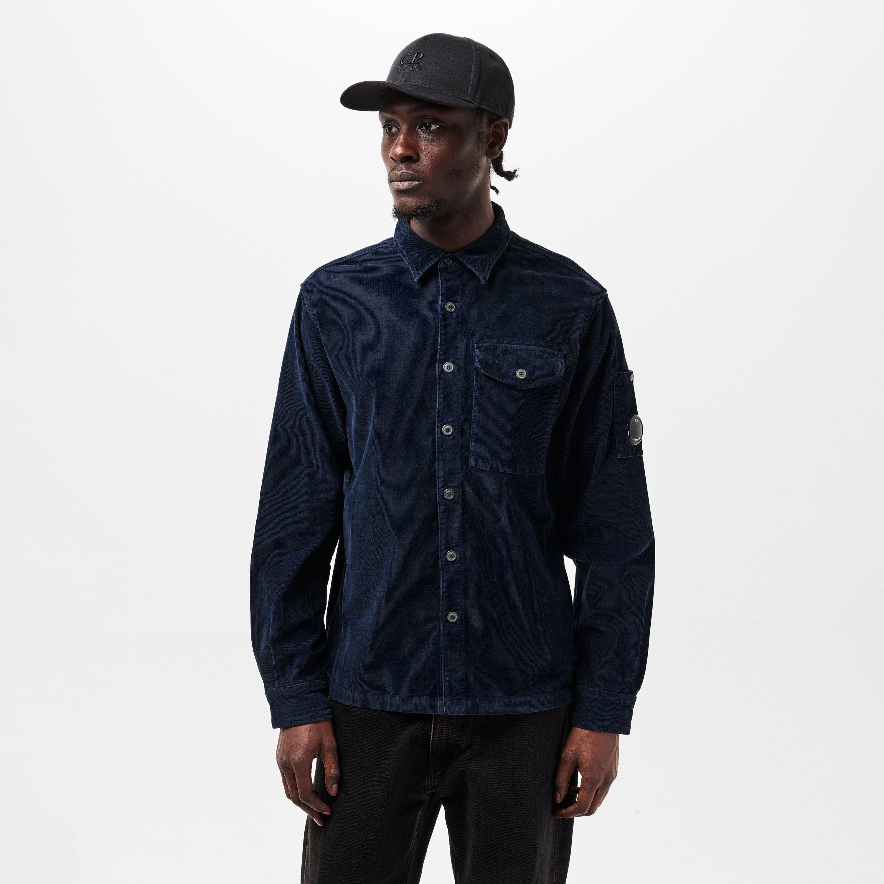 Ttl Eclipse 888 - CP Company - Men's Lens Single Pocket Long Sleeve Corduroy Shirt - 3