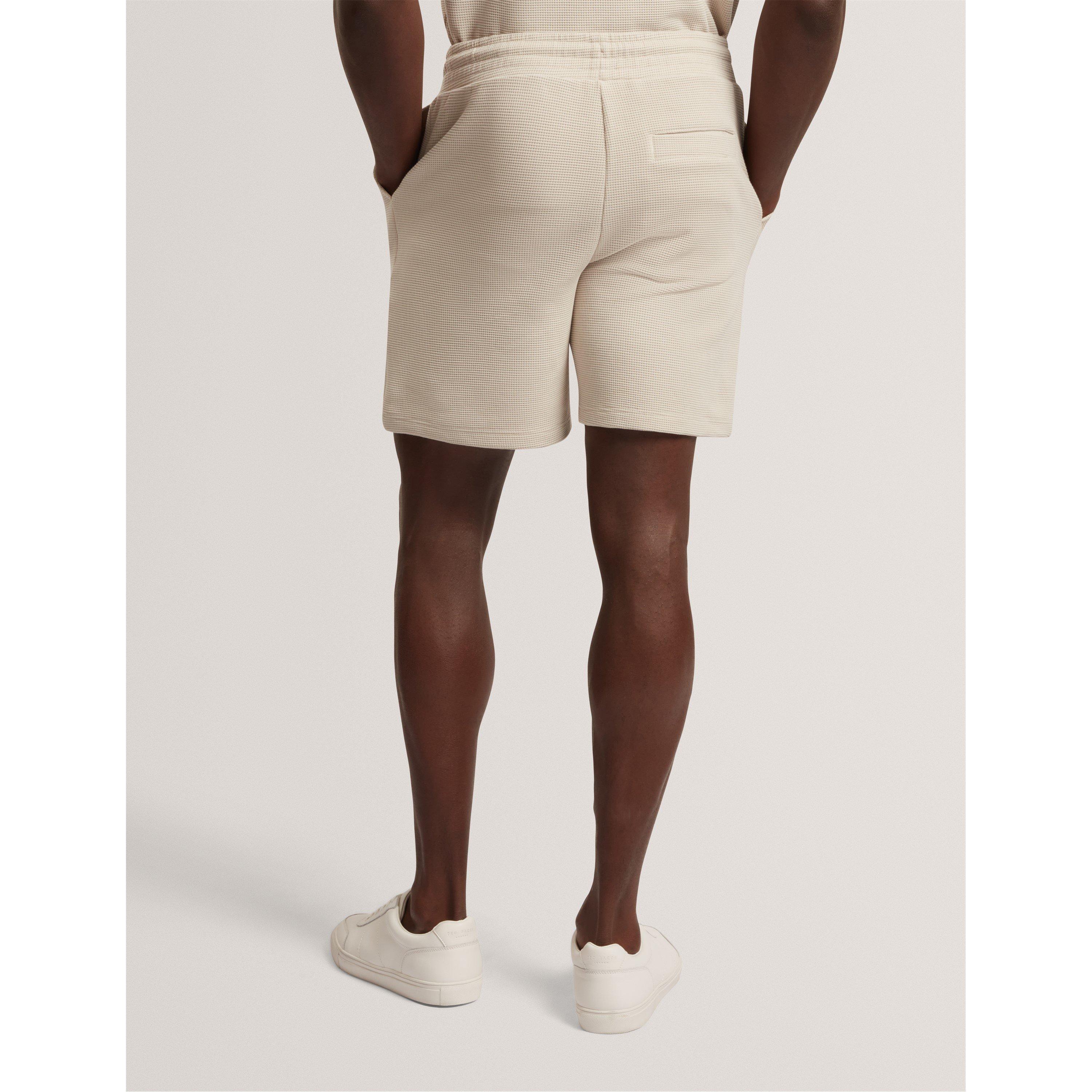 Ecru - Ted Baker - Ted Texture Shorts Sn62 - 3