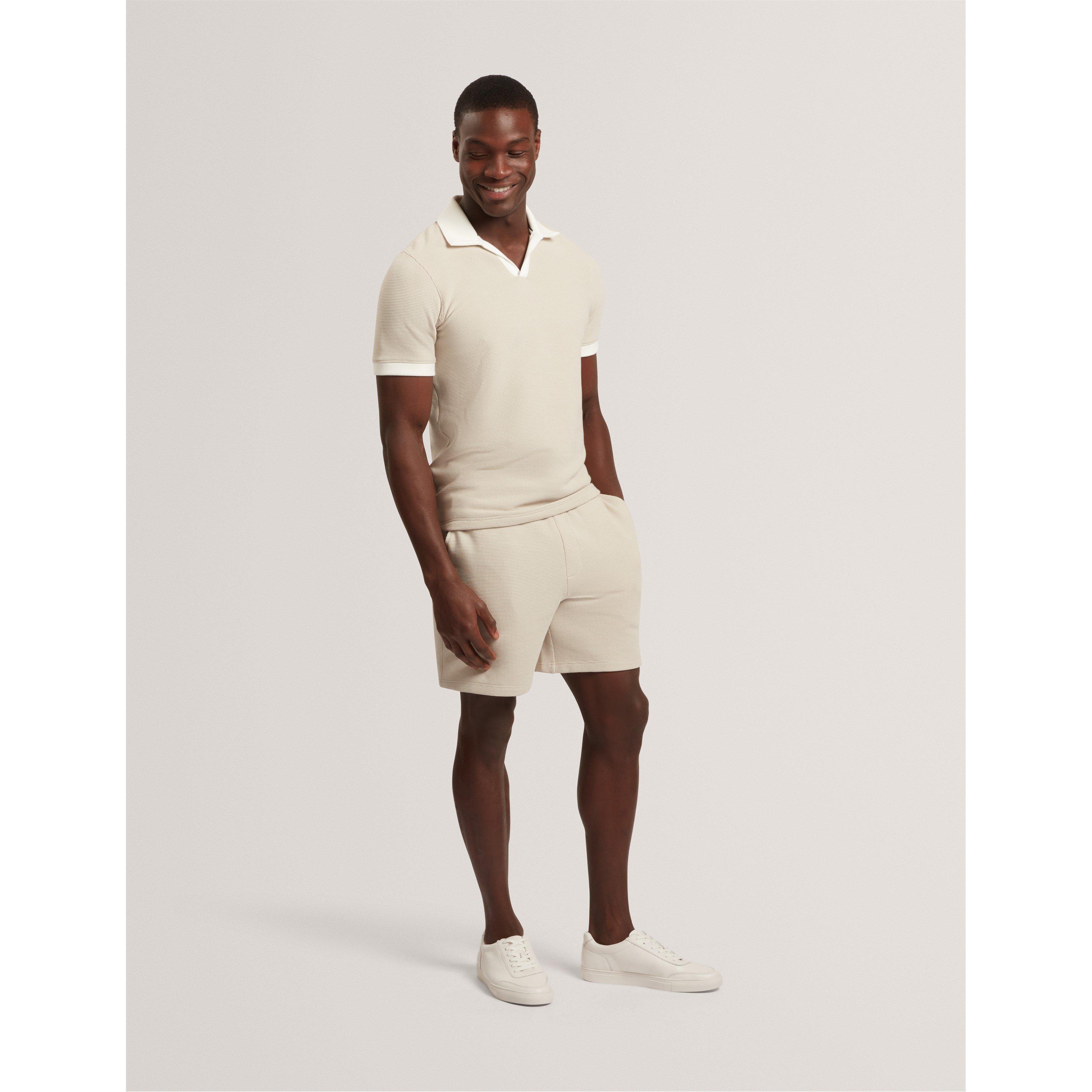 Ecru - Ted Baker - Ted Texture Shorts Sn62 - 5