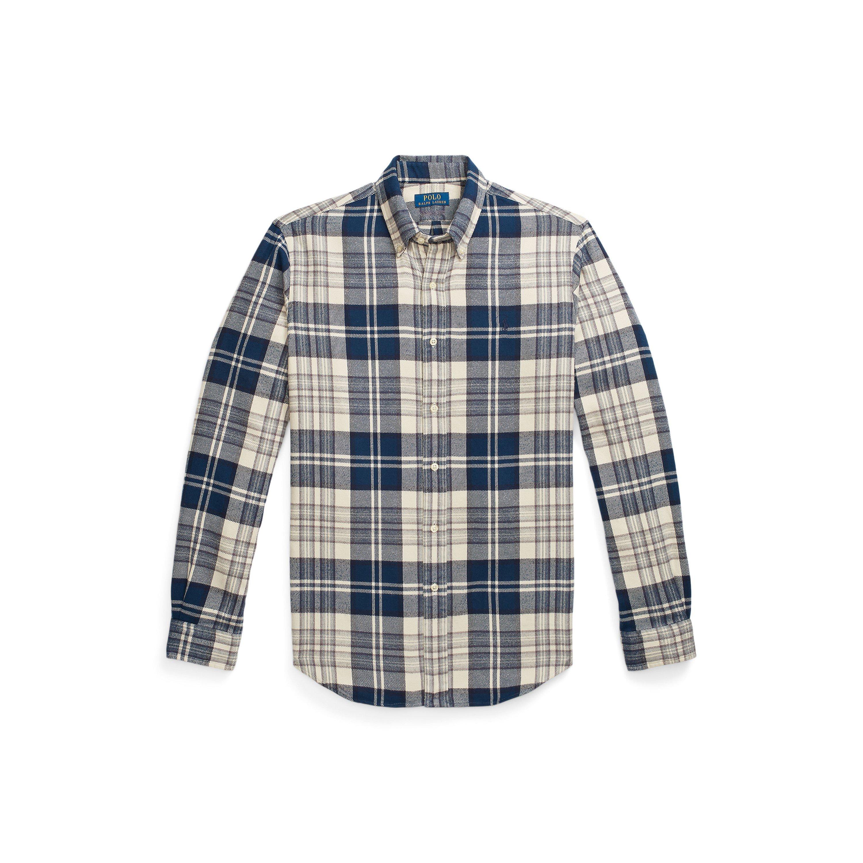 Off White Navy - Polo Ralph Lauren - Polo Flannel Check L Sn64 - 1