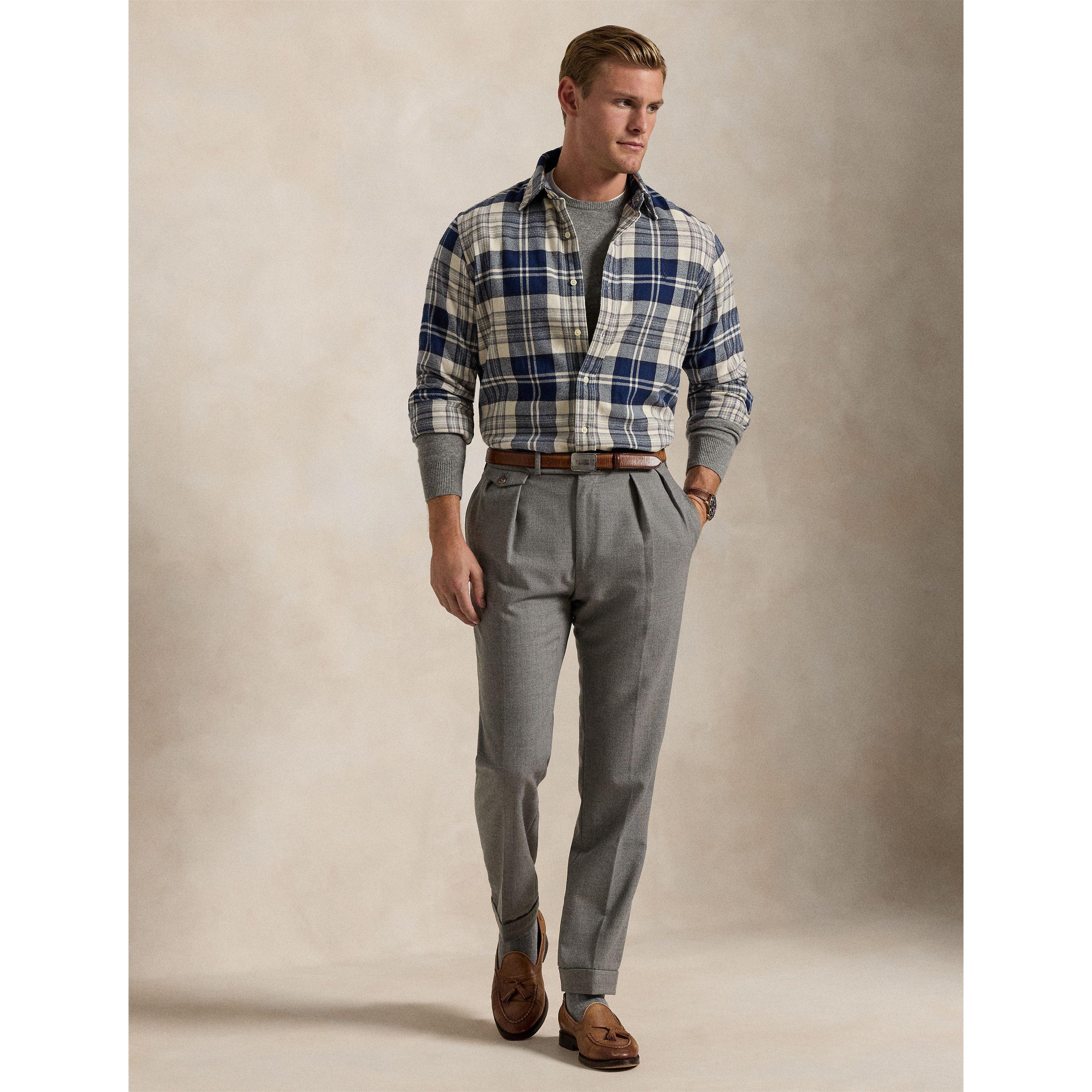 Off White Navy - Polo Ralph Lauren - Polo Flannel Check L Sn64 - 5