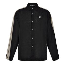 Palm Angels Monogram Polo Track Shirt